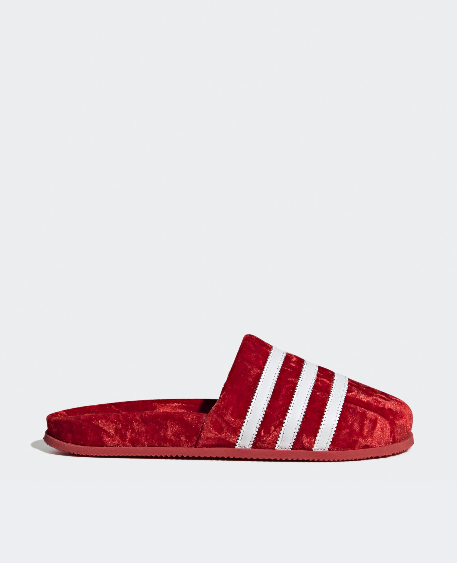 Adidas Adimule Velvet Slides (Red)