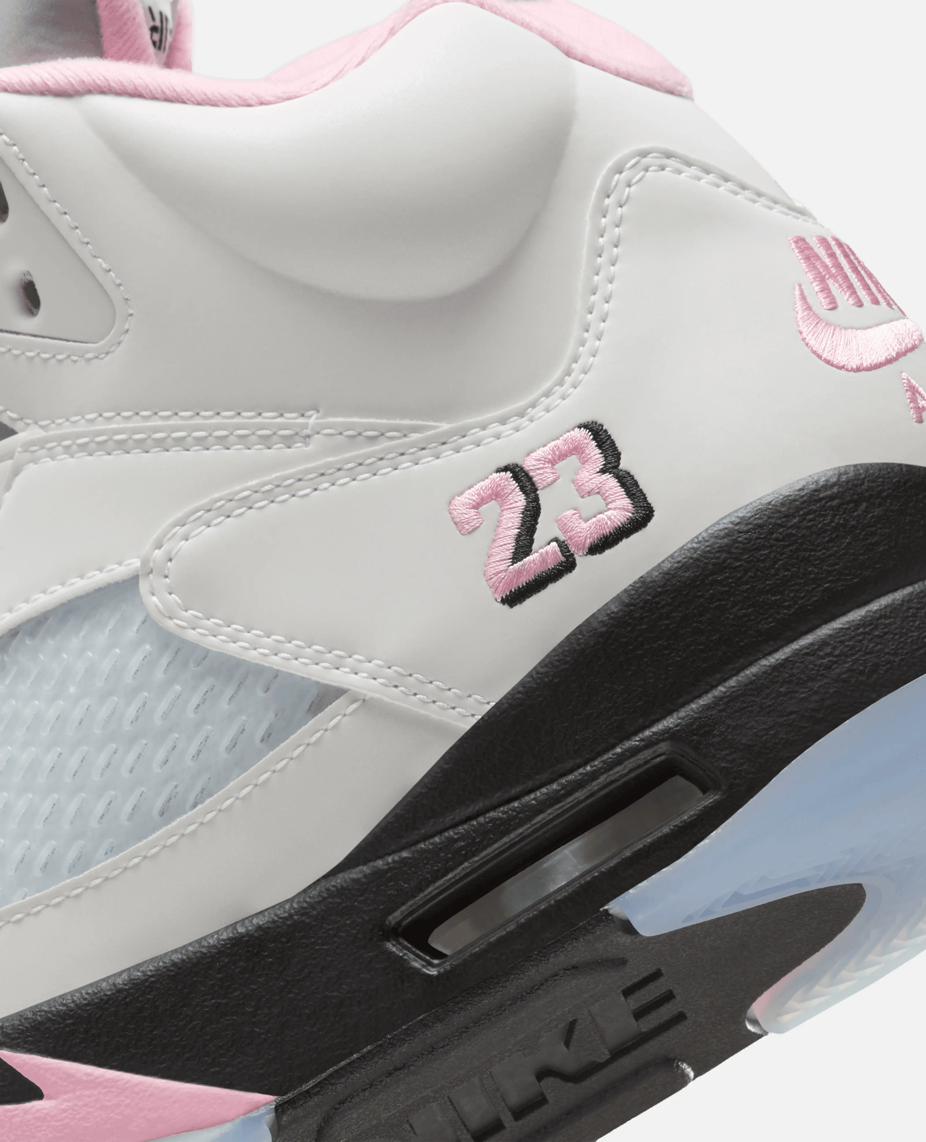 pink and grey retro jordans