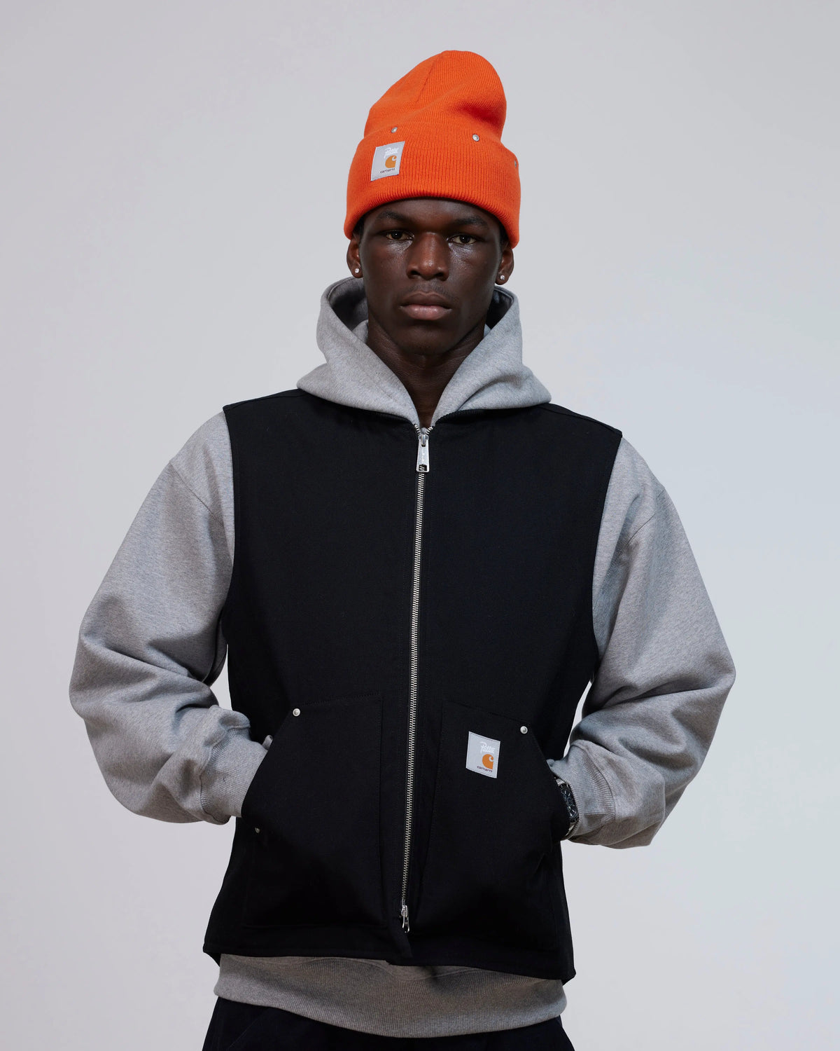 Patta x Carhartt Vest (Black) Patta x Carhartt