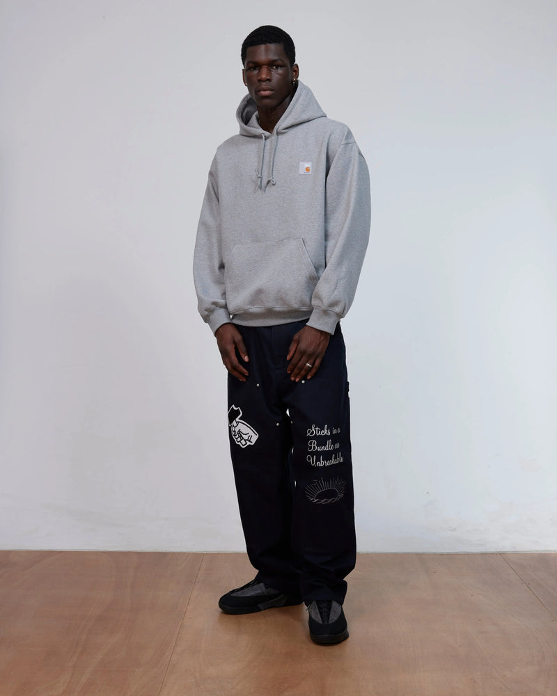 Patta x Carhartt Hooded Sweatshirt (Grey Heather) Patta x Carhartt