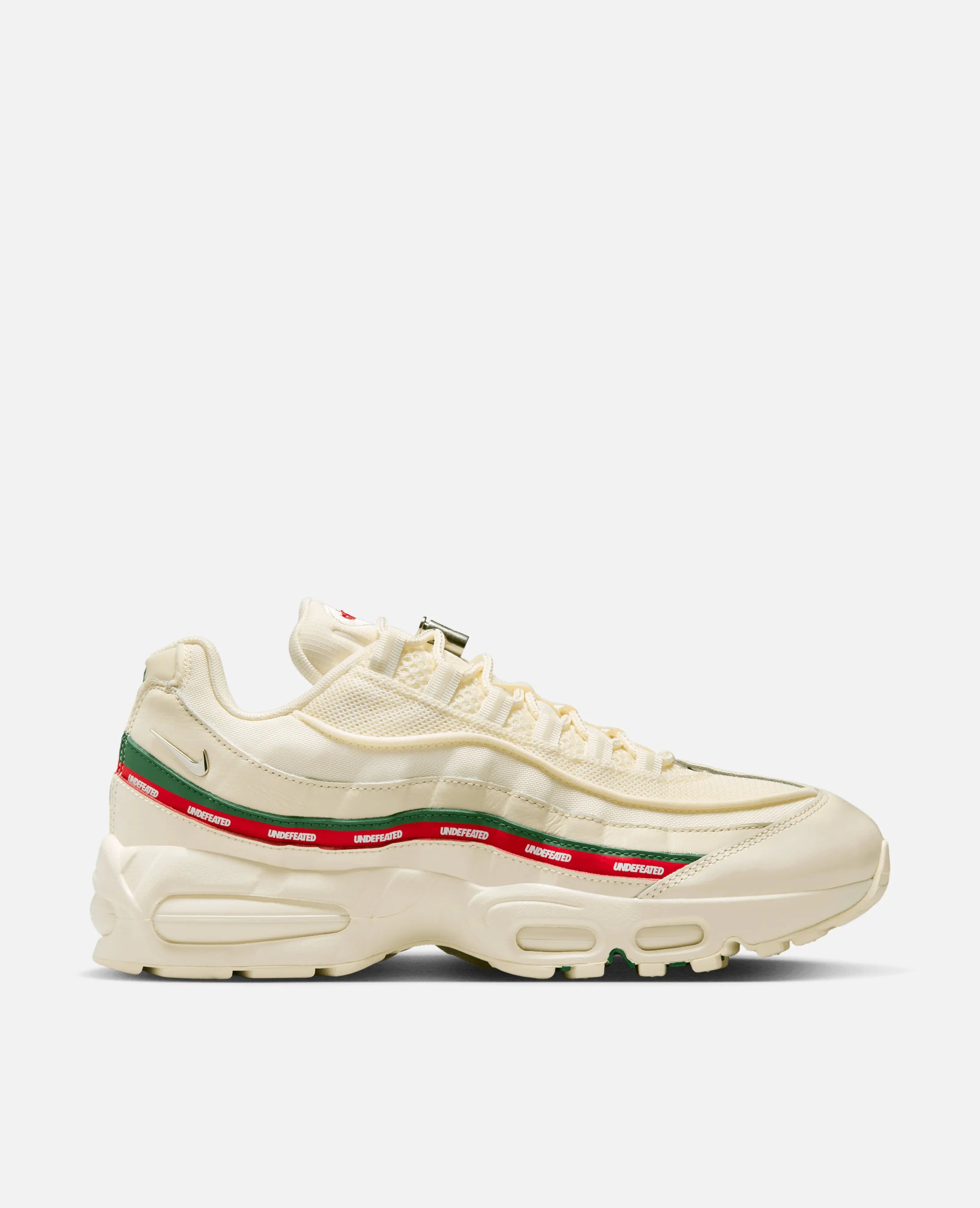 Nike Air Max 95 x Undefeated (Sail/Metallic Silver-Gorge Green