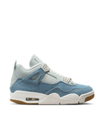 Nike WMNS Air Jordan 4 Retro Tex (Sail/Sail-Gum Light Brown-Worn Blue) Jordan