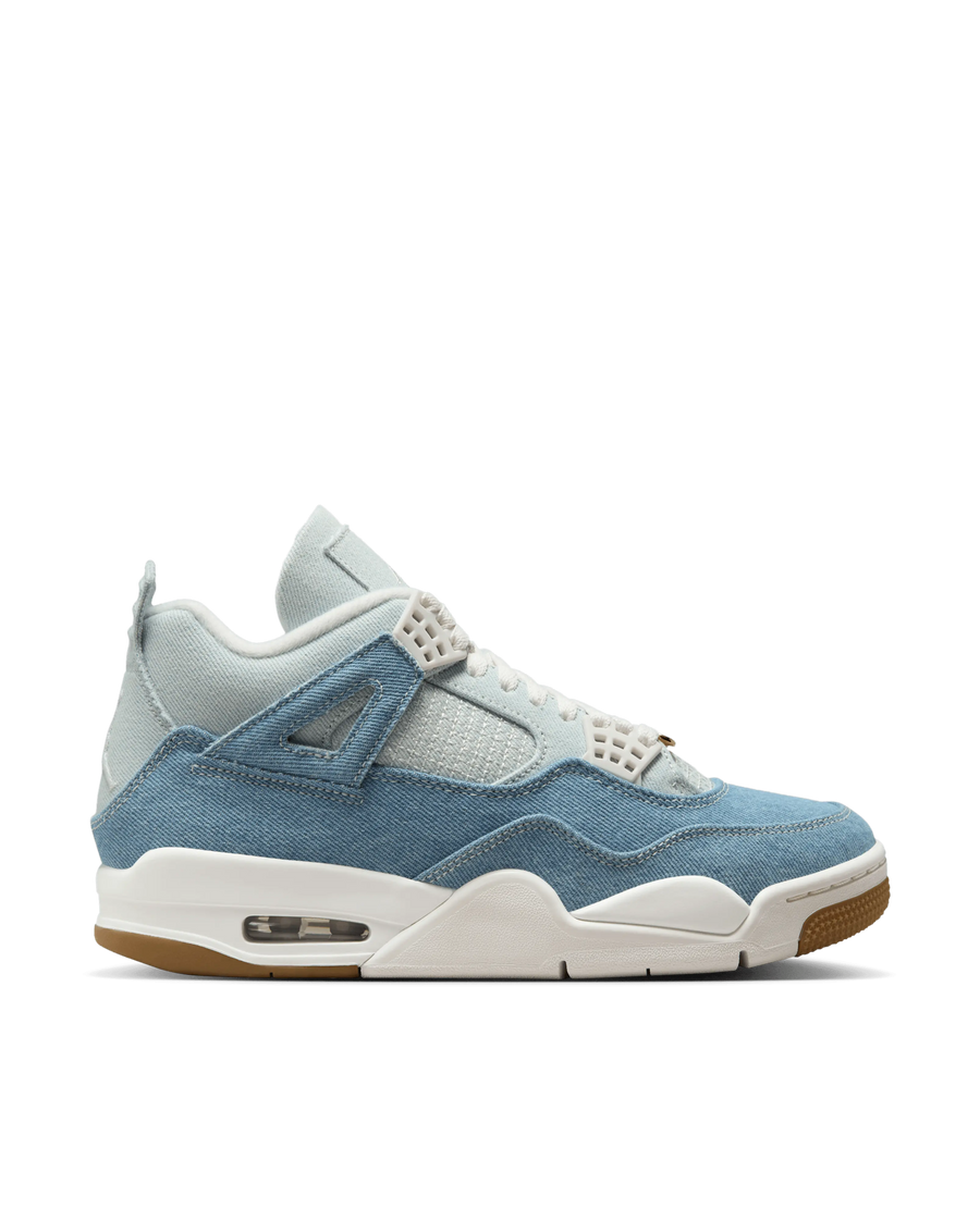 Nike WMNS Air Jordan 4 Retro Tex (Sail/Sail-Gum Light Brown-Worn Blue) Jordan