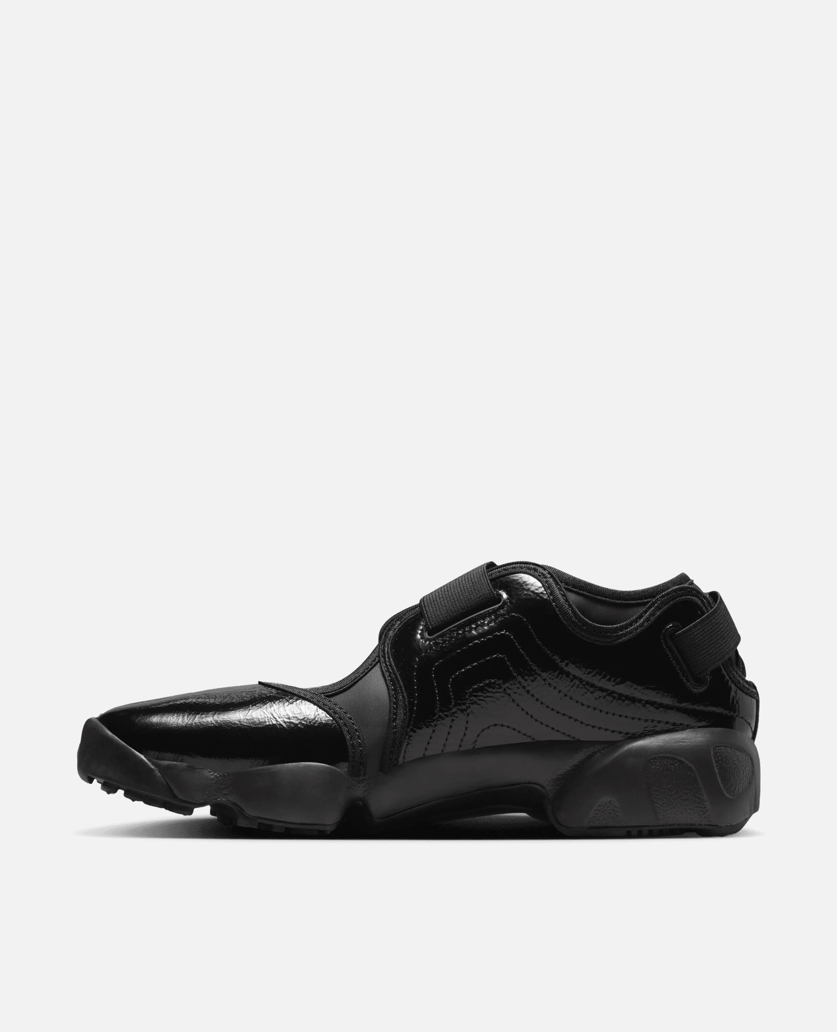 W Nike Air Rift (BLACK/METALLIC SILVER-BLACK) - Patta