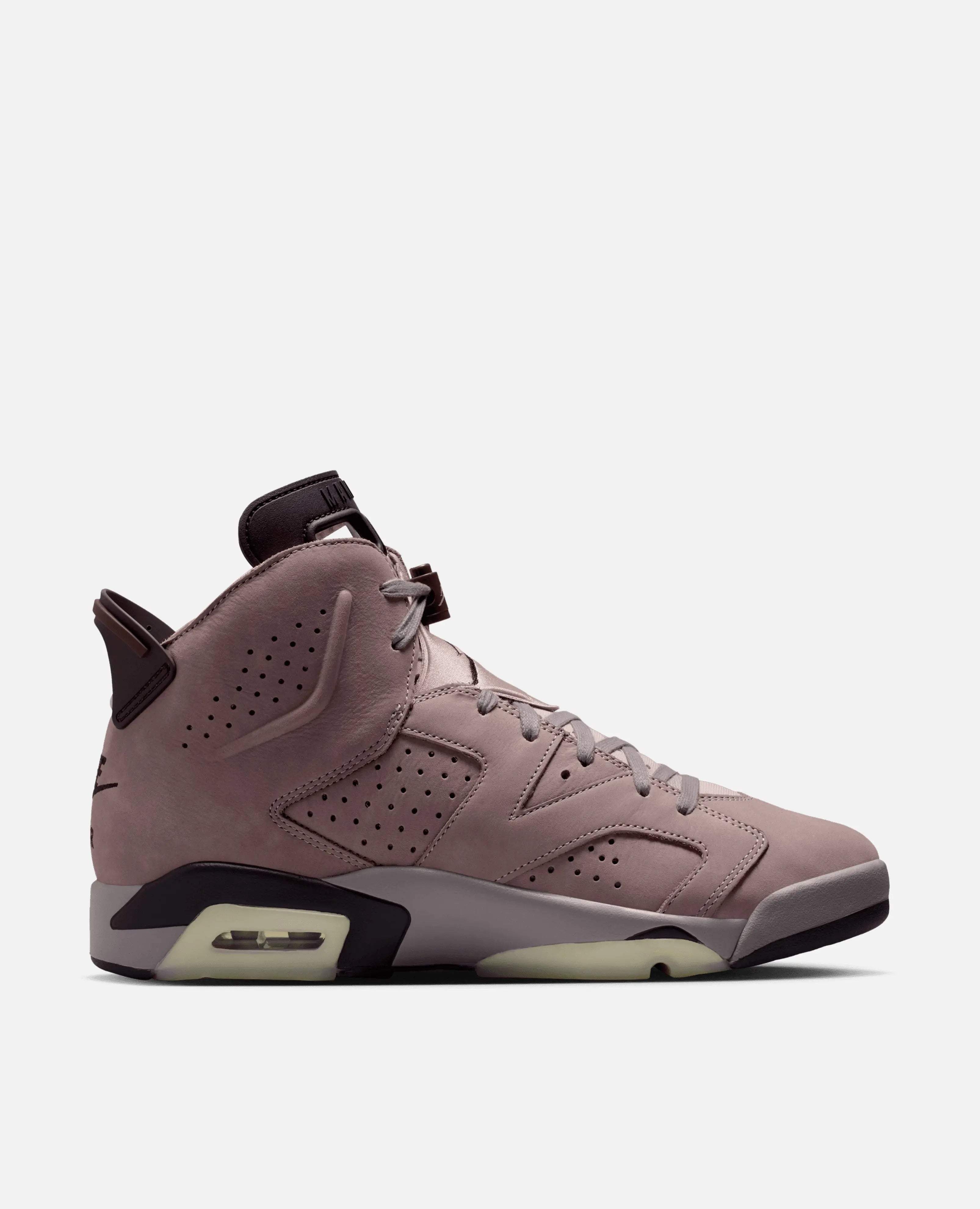 jordan ma2 trainers in stone and brown