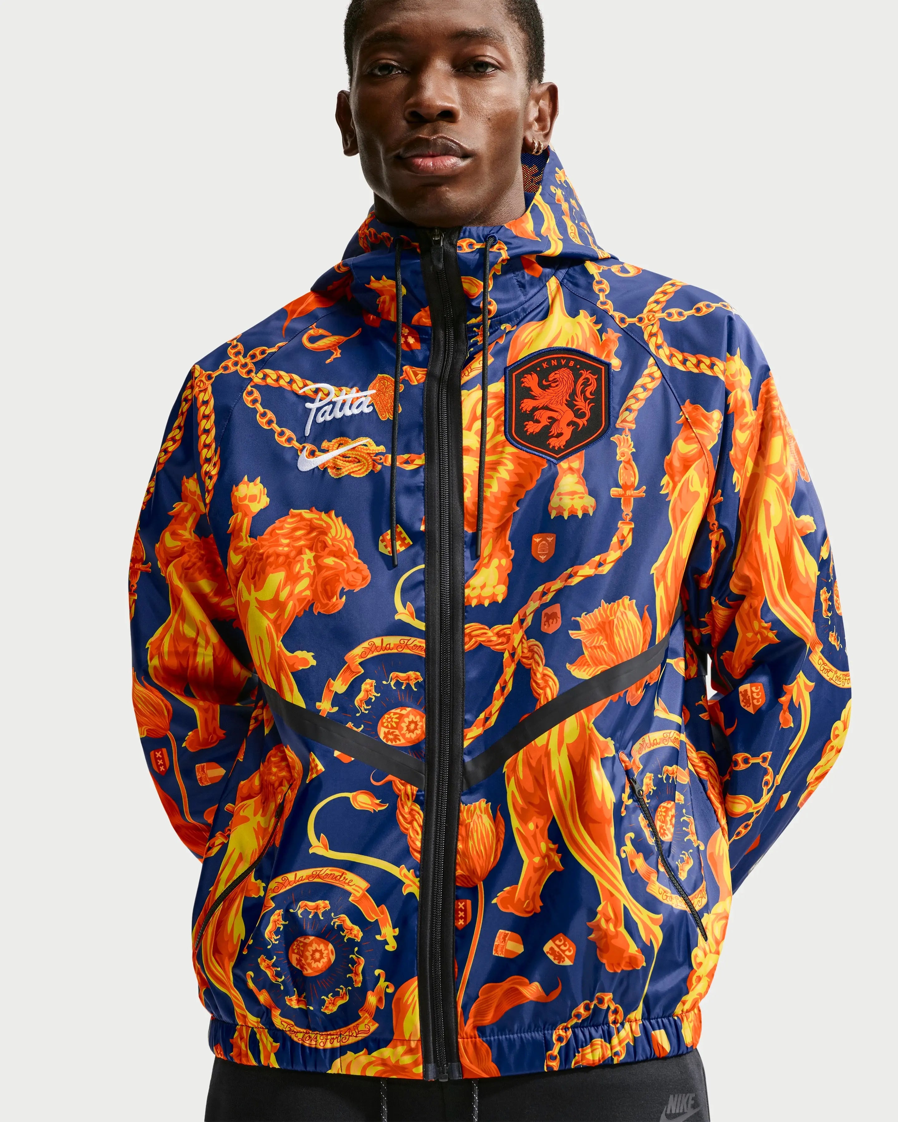 Knvx M Nike Df Kmd X2 Ant Jacket (Deep Royal Blue/White) – Patta