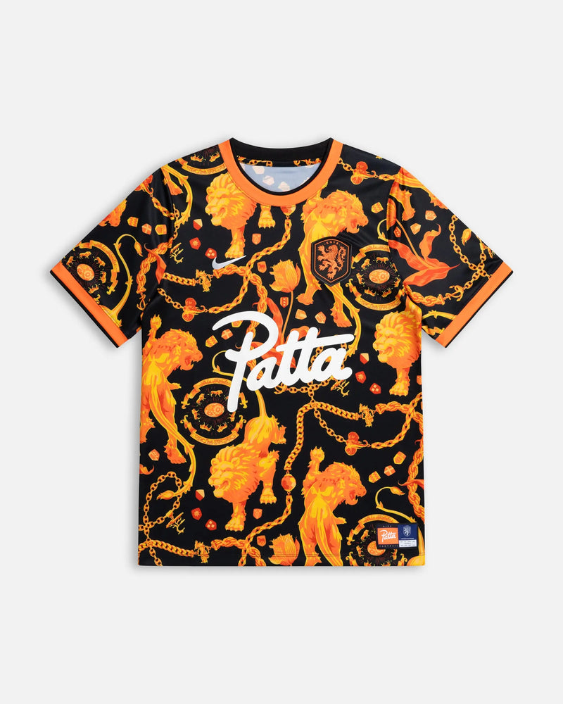 Patta x Nike KNVB Pre-Match Jersey (Black/Orange) Nike
