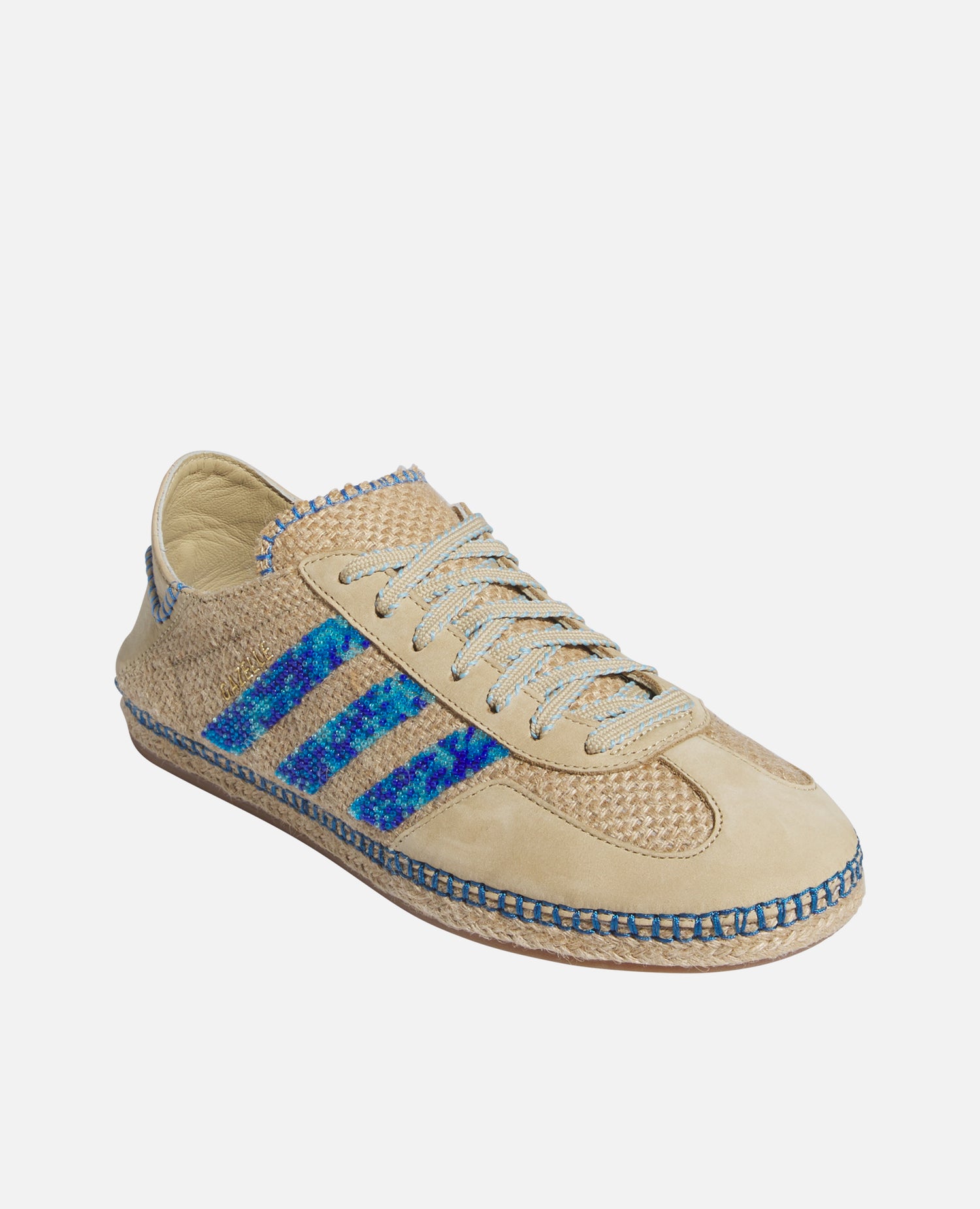 adidas CLOT Gazelle By Edison Chen (Linen Khaki/Light Blue/Blue Bird)