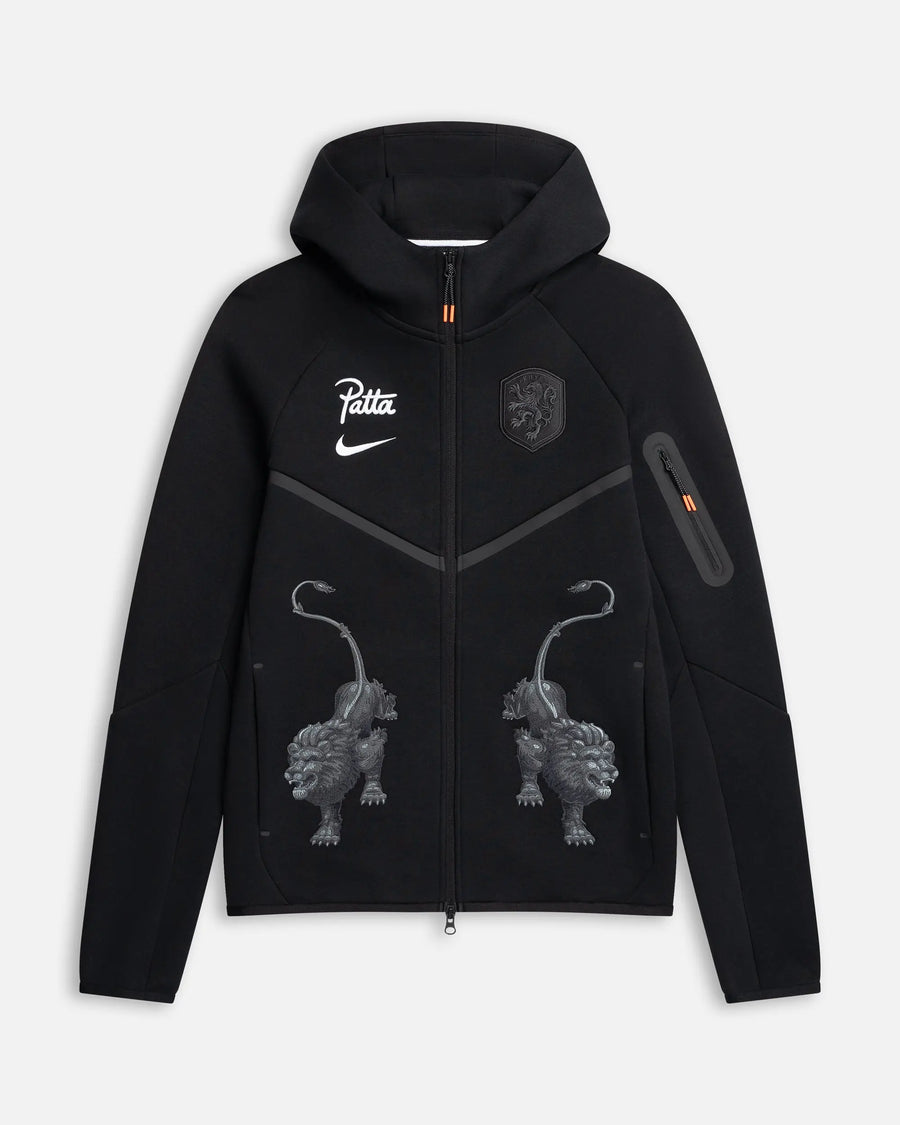 Patta x Nike KNVB Tech Fleece Zip-Hoodie (Black/White) Nike