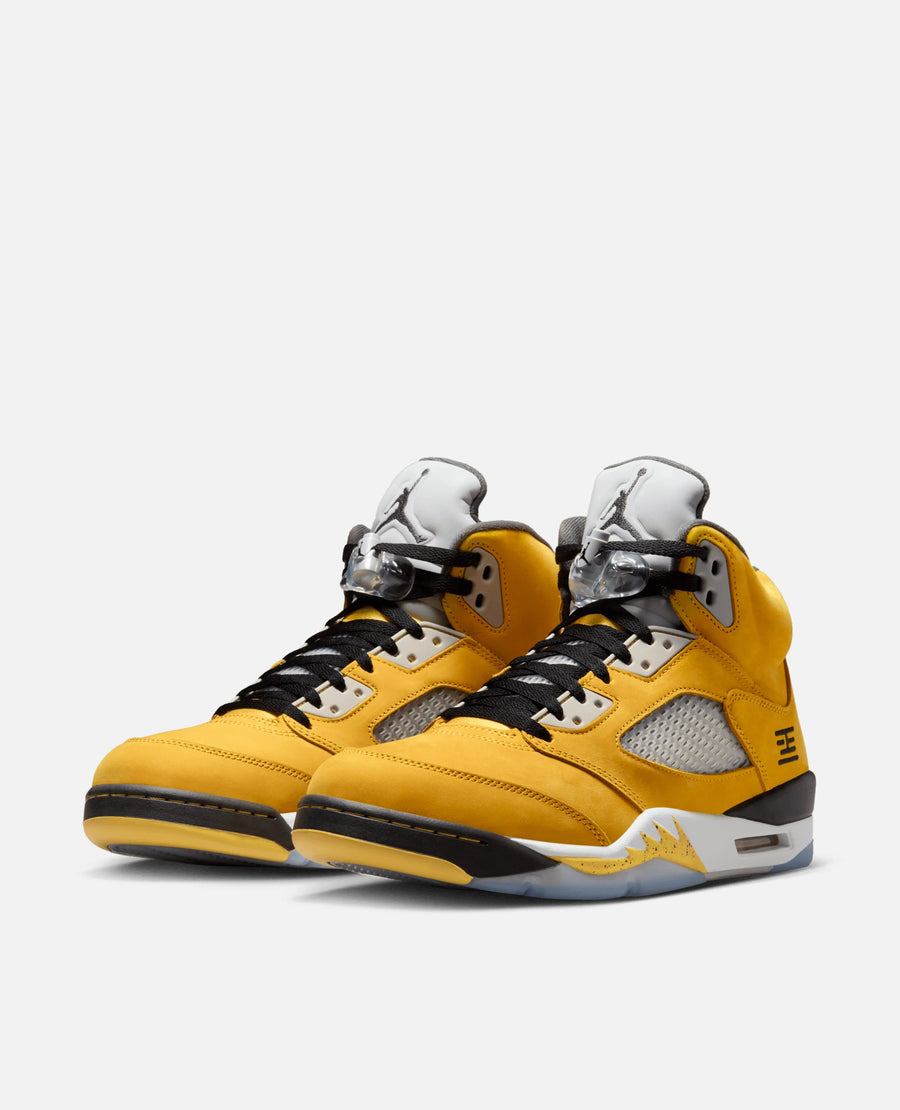 Air Jordan 5 Retro "Varsity Maize and Wolf Grey" (Yellow/Multi-Color) Nike