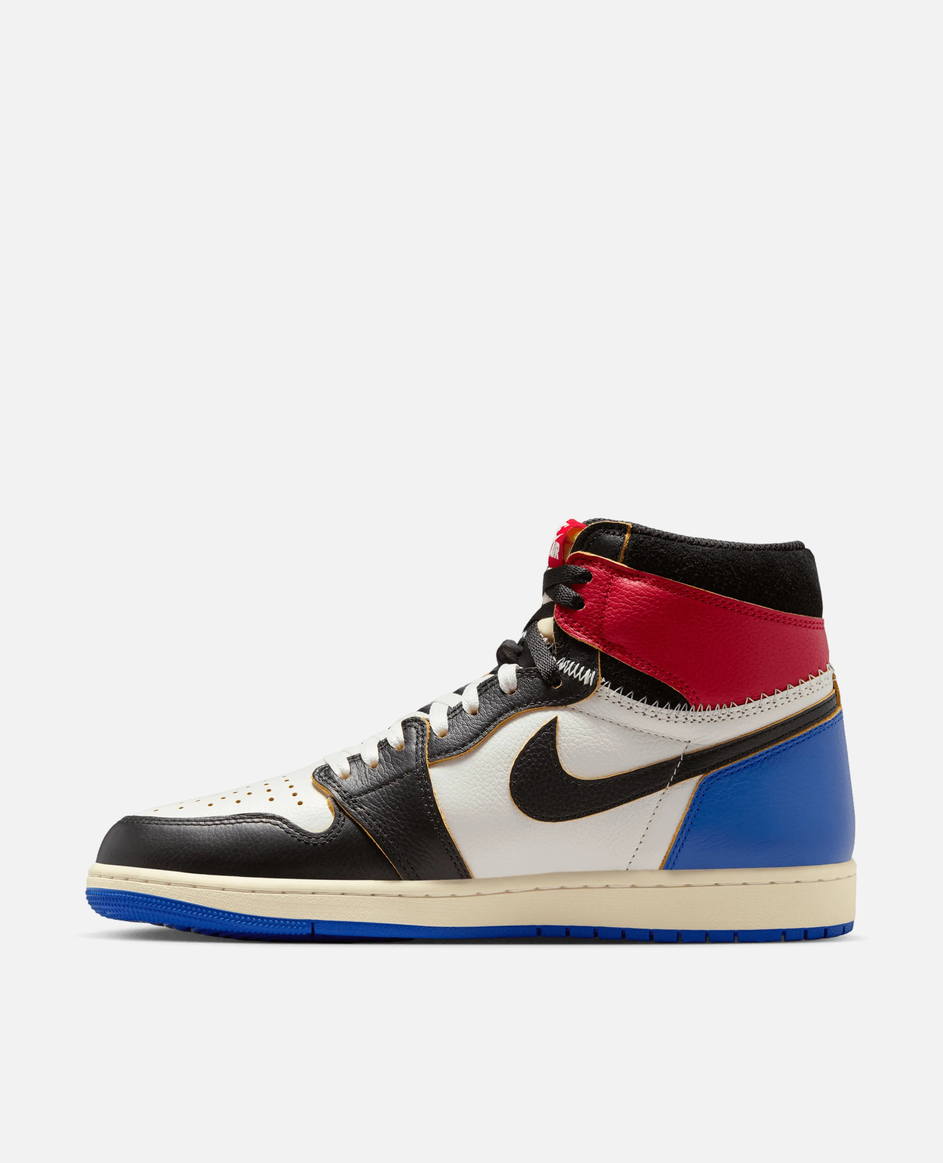 Air Jordan 1 Retro High OG x Union x Fragment (Black/White-Varsity