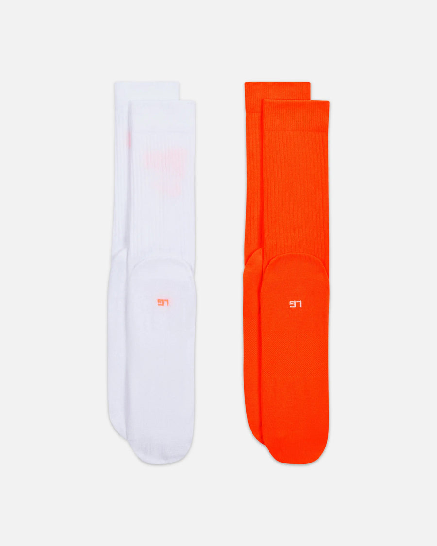 Patta x Nike KNVB Crew Socks 2-pack (White-Hyper Crimson/Hyper Crimson-White) Nike