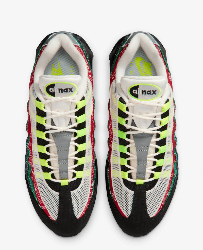 Nike Air Max 95 Sp (Sail/Volight-Universal Red-Sport Green-Black-Midnight Navy) Nike