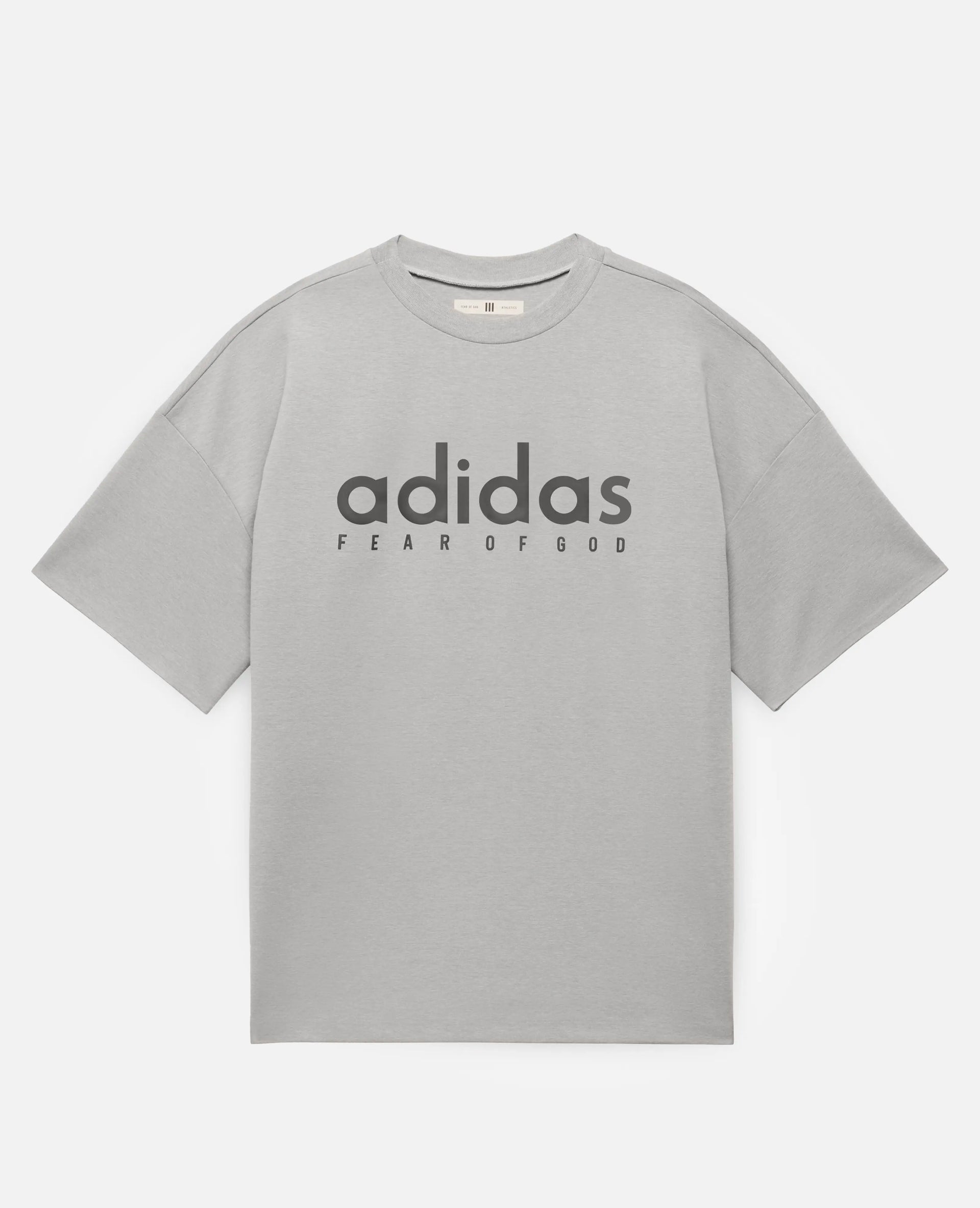 adidas Fear Of God Athletics Quidry Jersey Tee (Medium Grey Heather) adidas