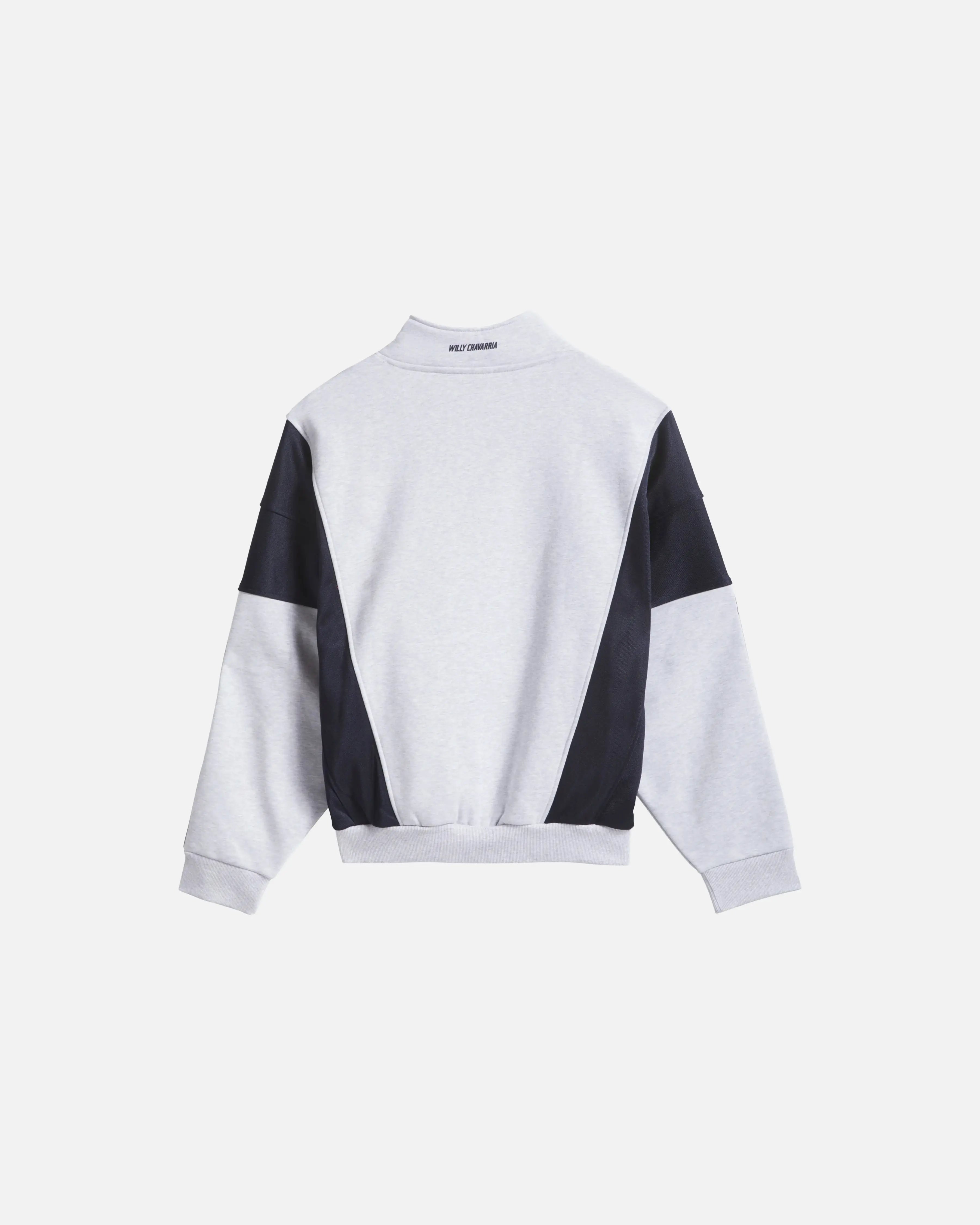 adidas ×WILLY CHAVARRIA WATSONVILLE GREY adidas Willy Chavarria Watsonville Mockneck (Light Grey Heather