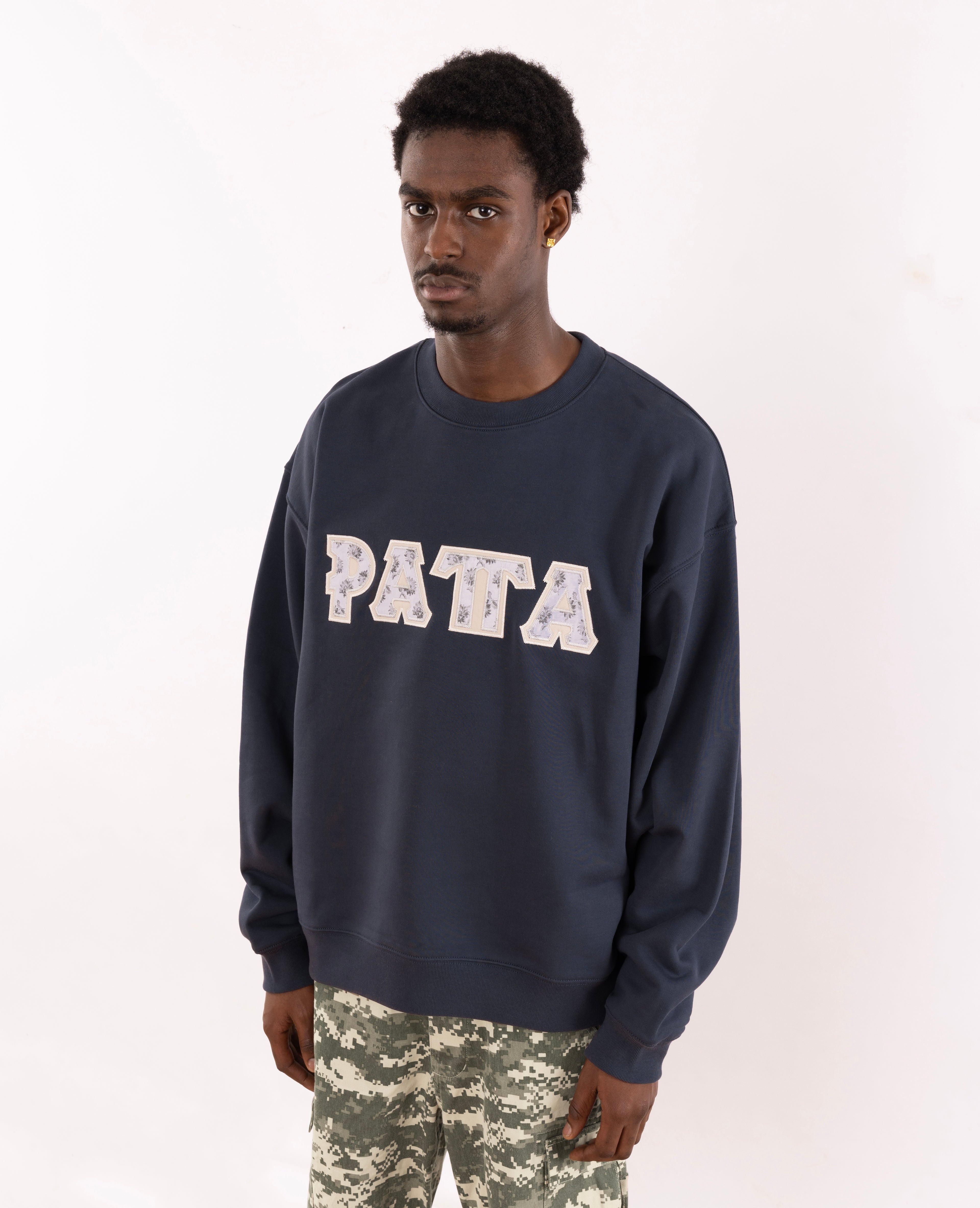 Blue shop crewneck sweater