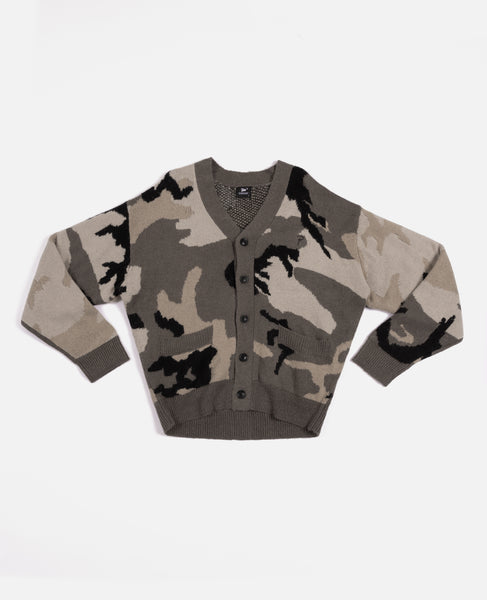 Express camo outlet cardigan