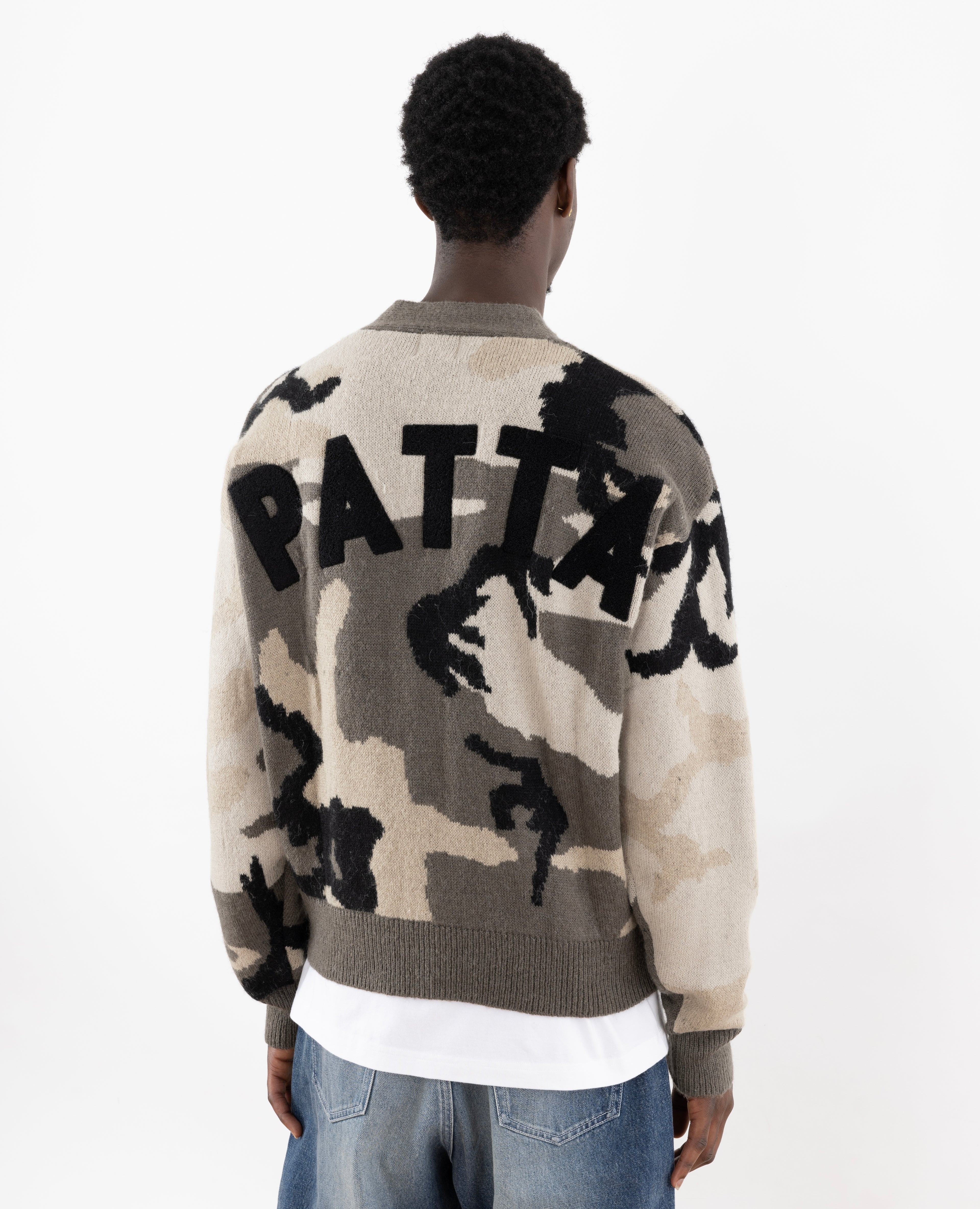 Camo long outlet sweater