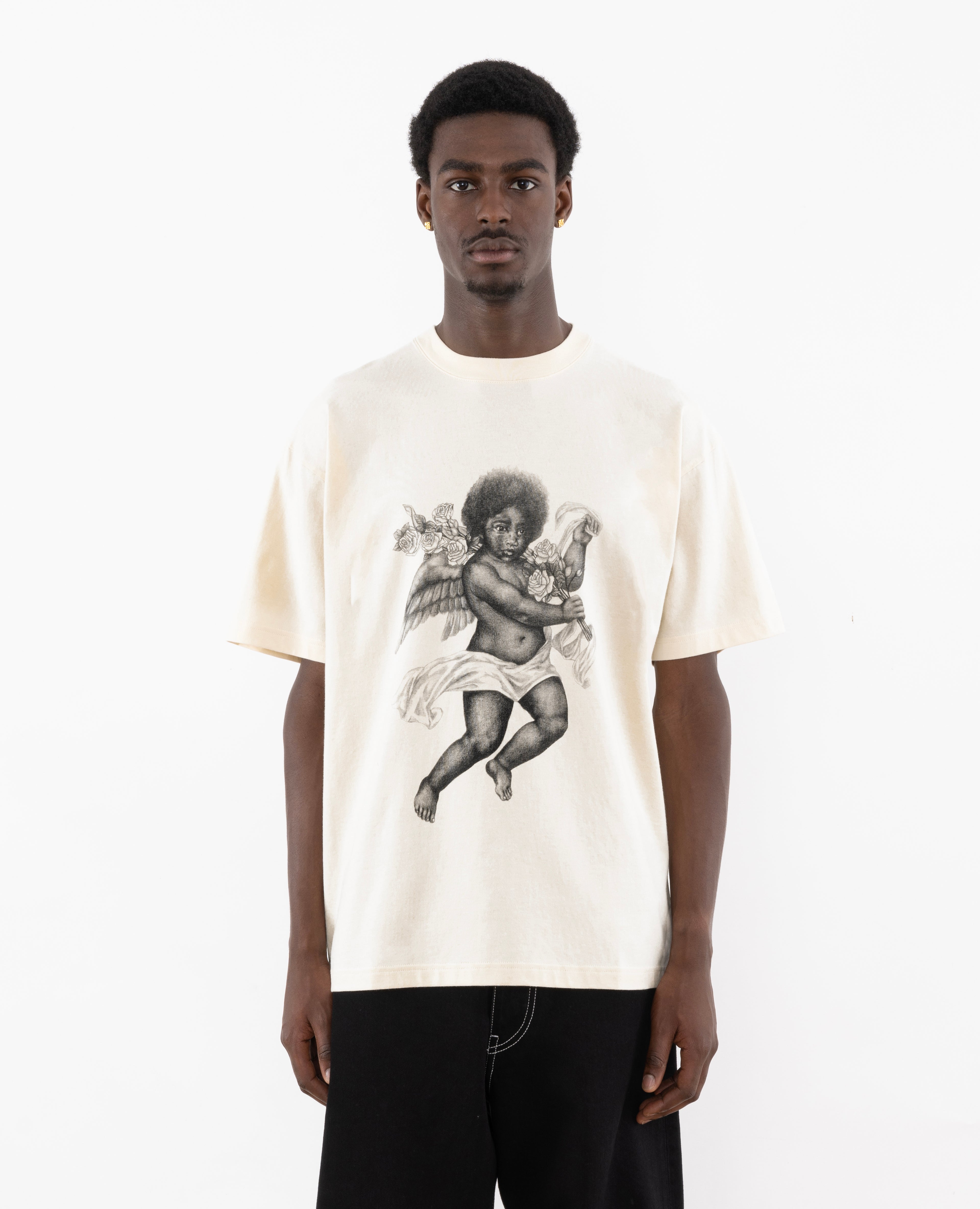 Patta Cherub T Shirt Sea Salt