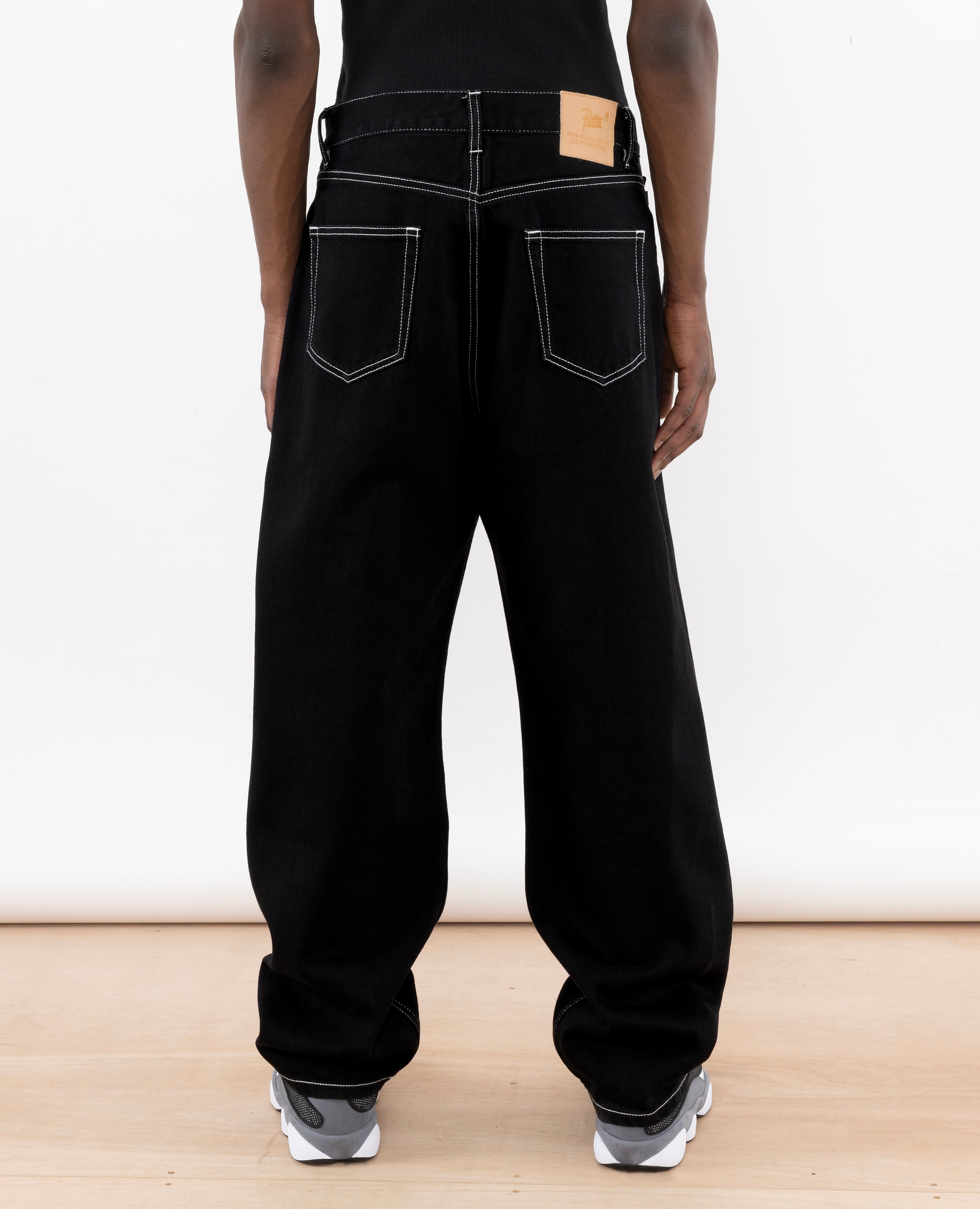 Black loose sale pants