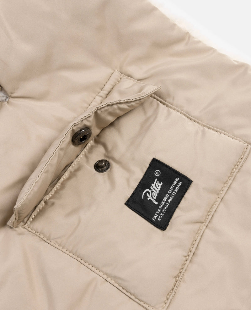 Patta Reversible Fleece Scarf (Cement/Sea Salt) Patta