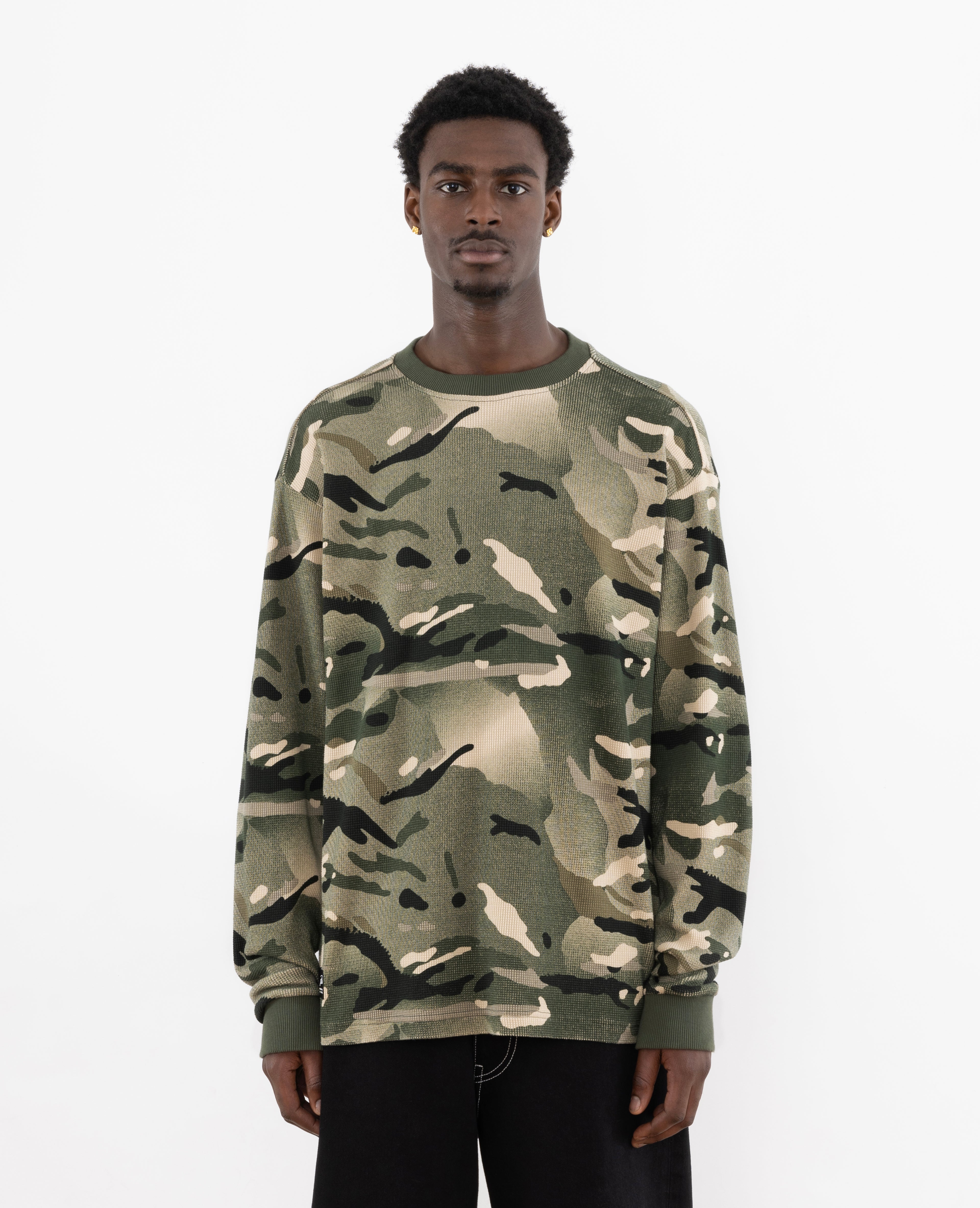 Camo on sale crew neck