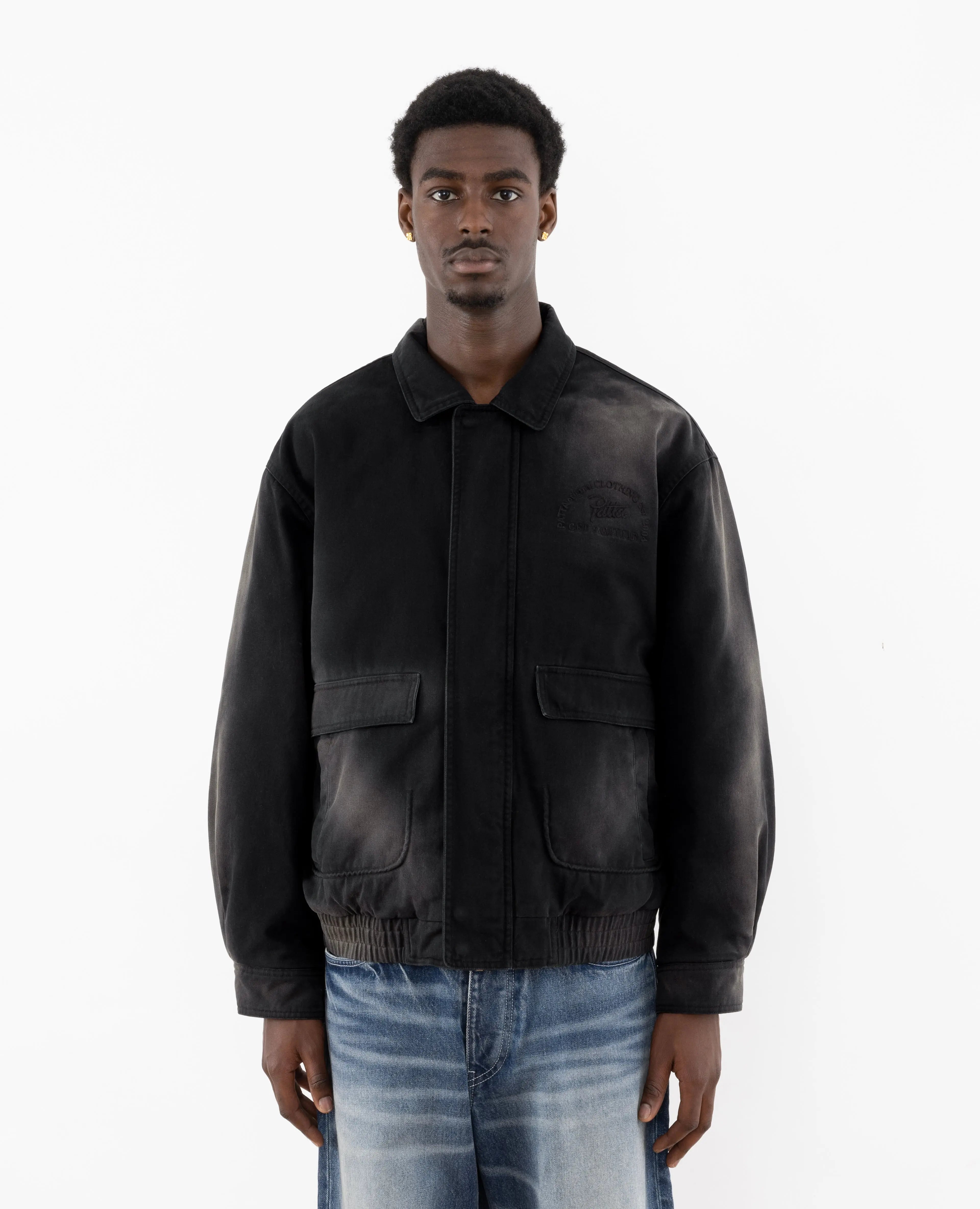 Patta Sun Bleached Jacket (Black) - Patta