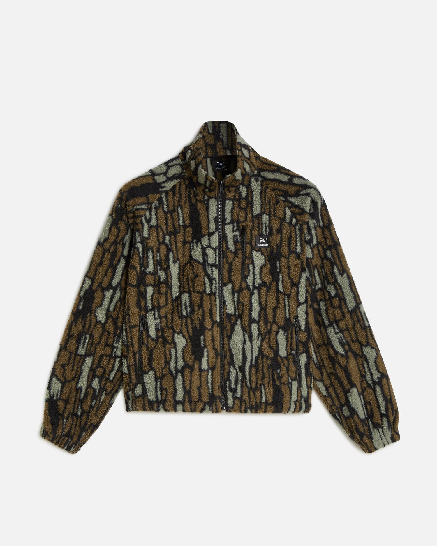 Patta Woodie Fleece Jacket (Slate Black)