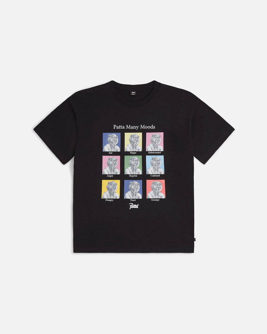 Patta Many Moods T-Shirt (Black) Patta