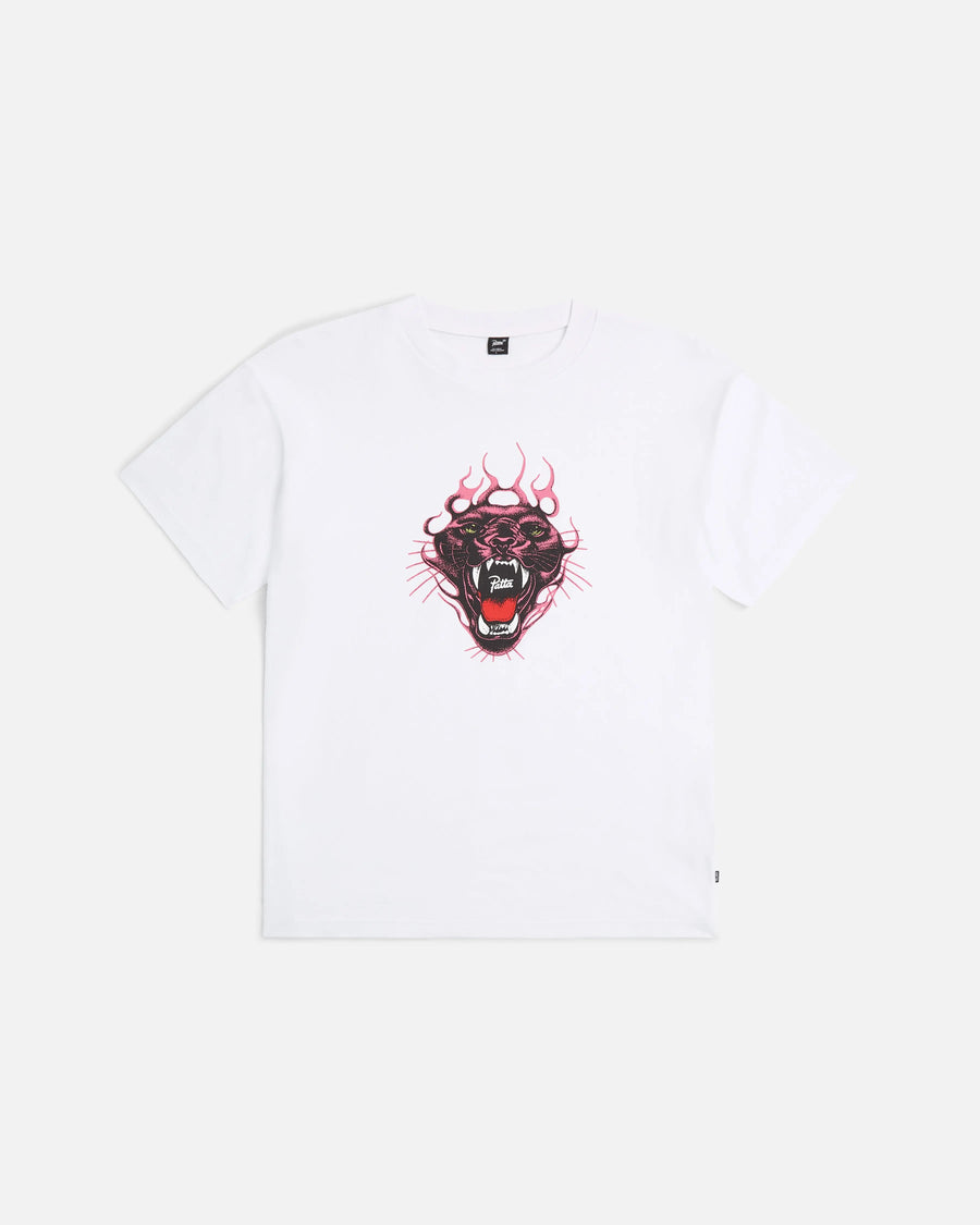 Patta Fire Panther T-Shirt (White) Patta
