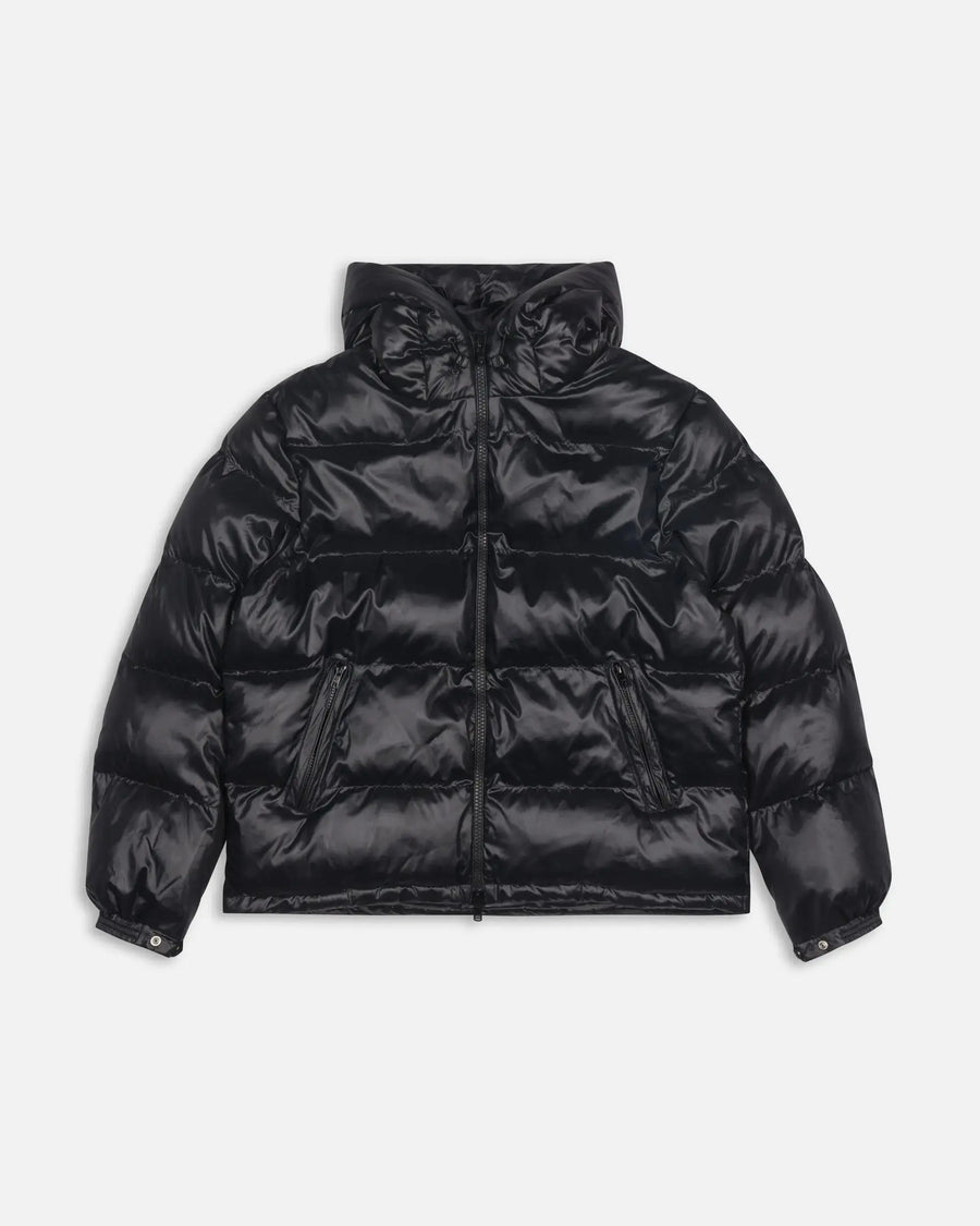 Patta Quilted Script Logo Puffer Jacket (Parisian Night ) Patta
