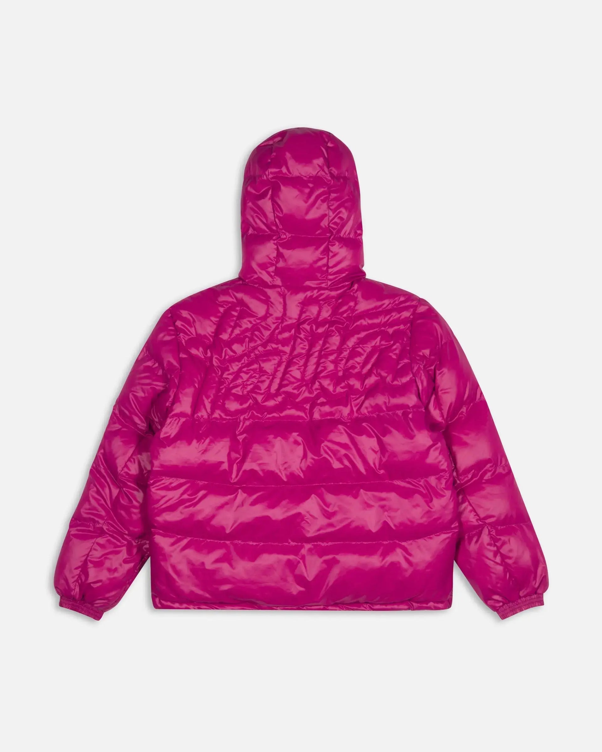 Patta Quilted Script Logo Puffer Jacket (Boysenberry) Patta