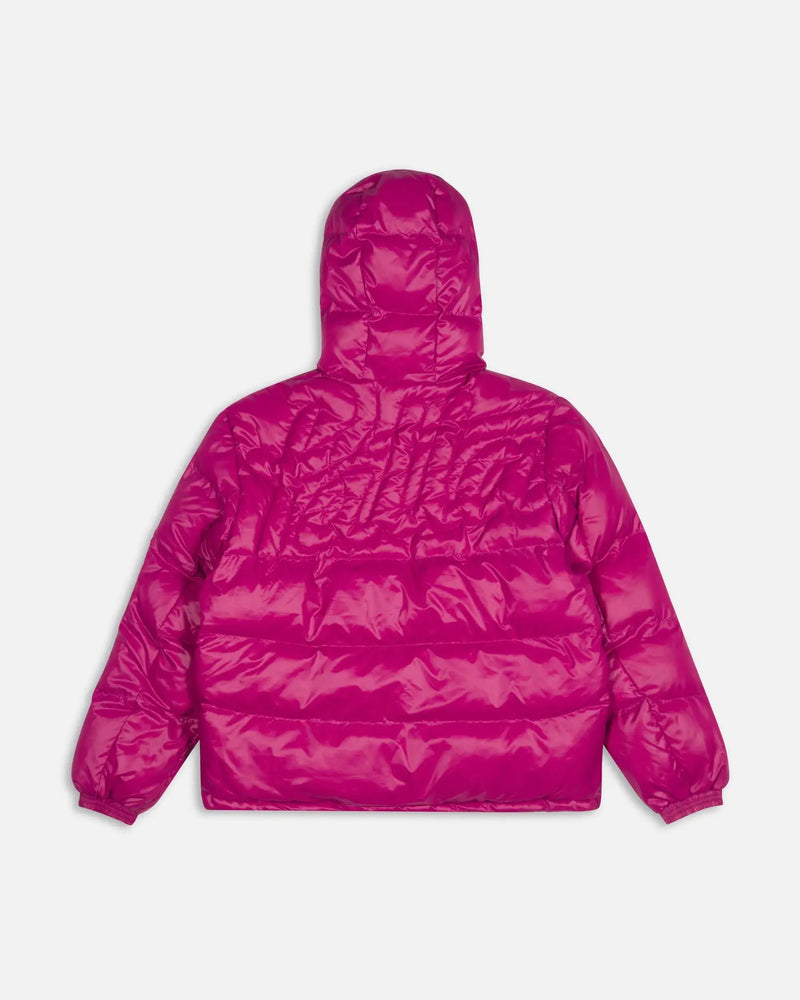 Patta Quilted Script Logo Puffer Jacket (Boysenberry) Patta