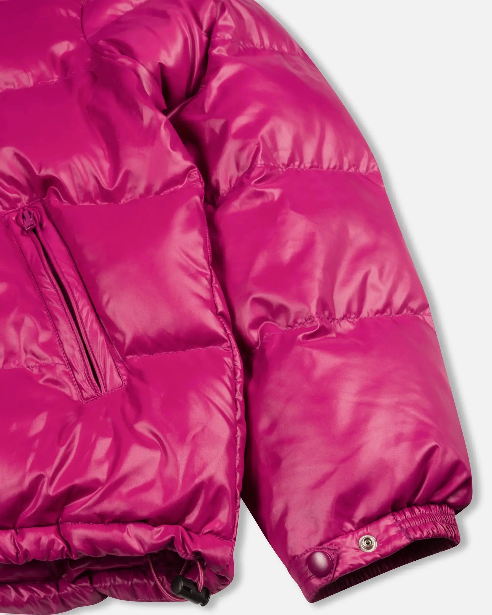 Patta Quilted Script Logo Puffer Jacket (Boysenberry) Patta