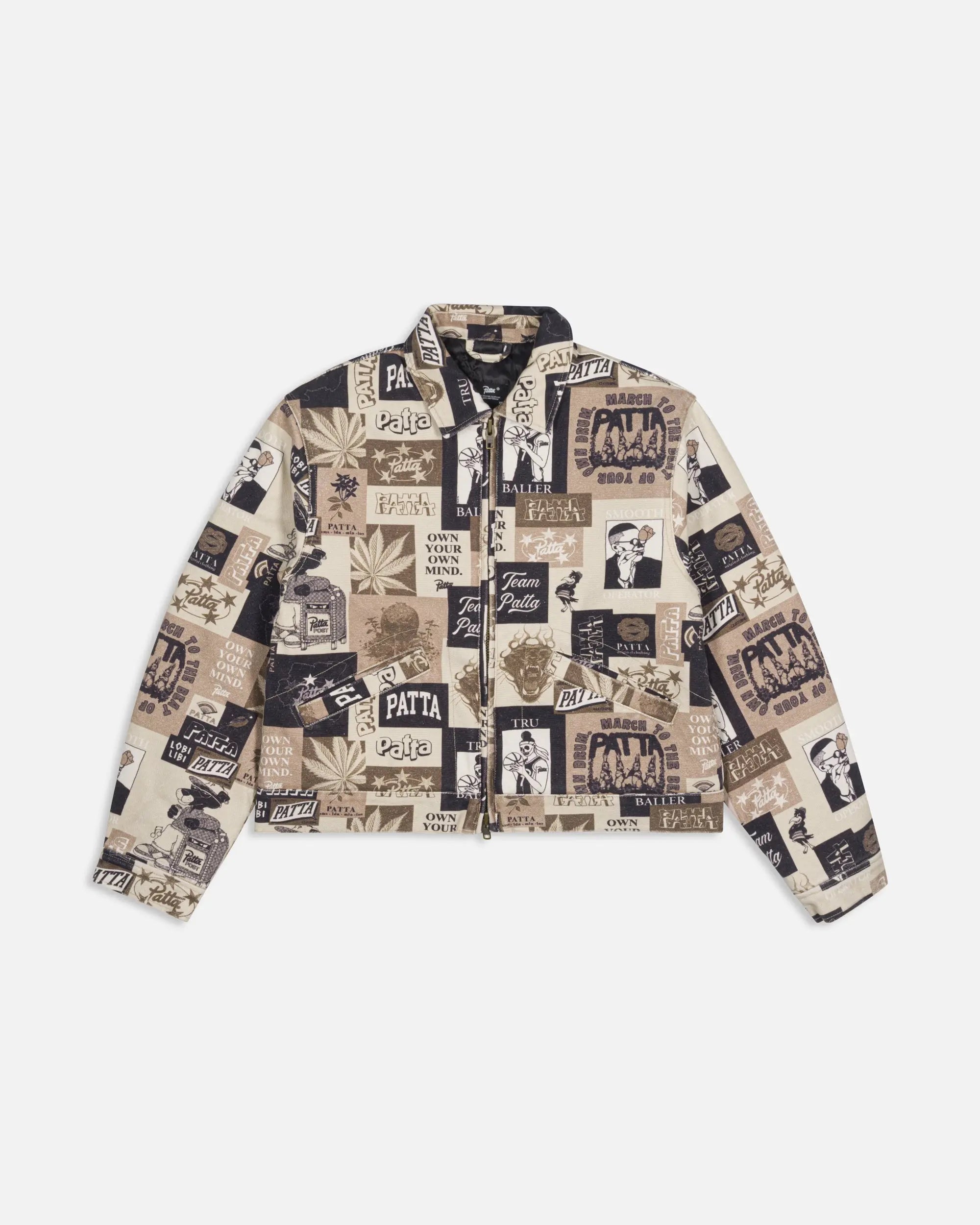 【極美品・タグ付き】 Jeans×Patta ナイロンジャケット Patta Collage Insulated Canvas Jacket (Multi) - Patta