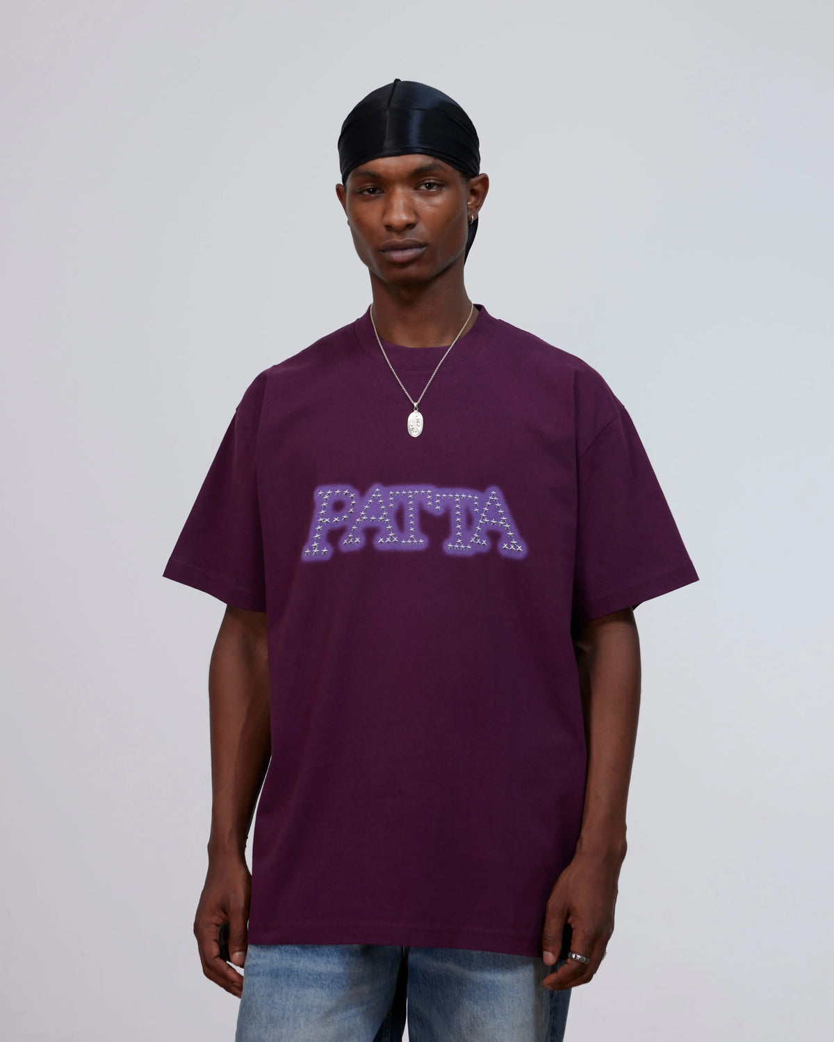 Patta Studs T-Shirt (Potent Purple) Patta
