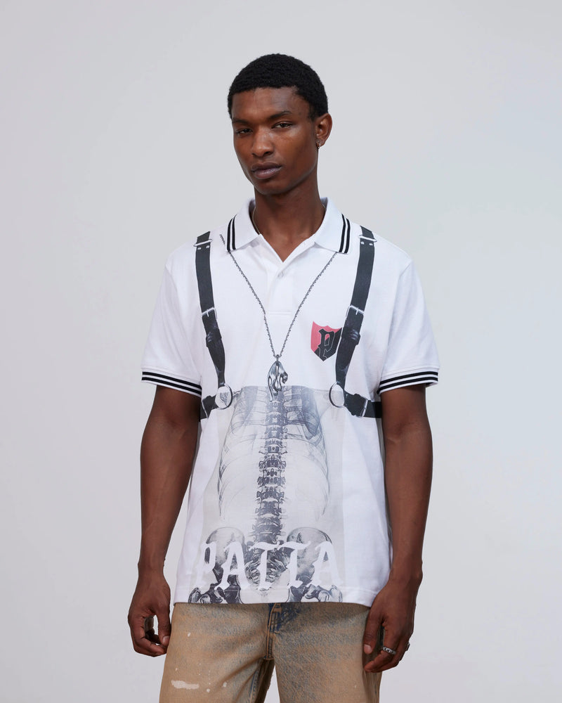 Patta X-Ray Polo Shirt (White) Patta