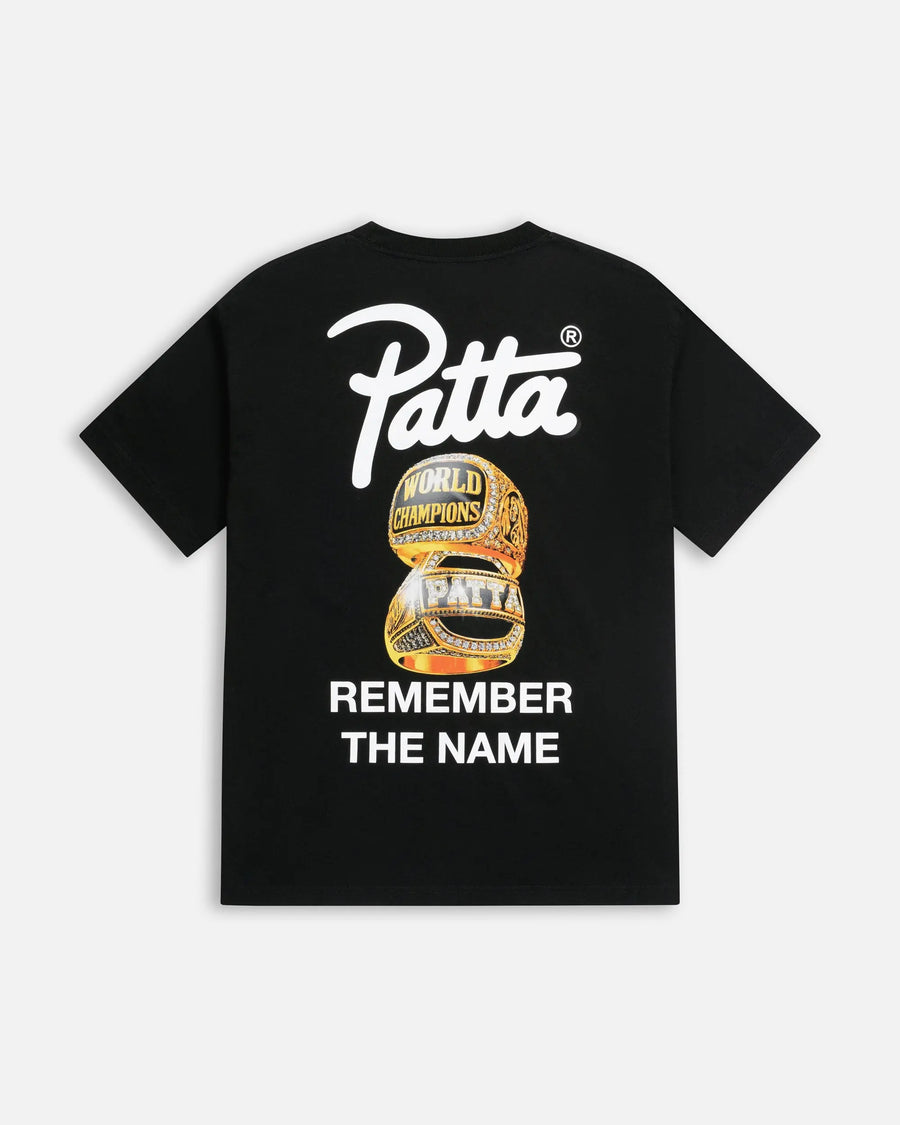 Patta Championship T-Shirt (Black) Patta