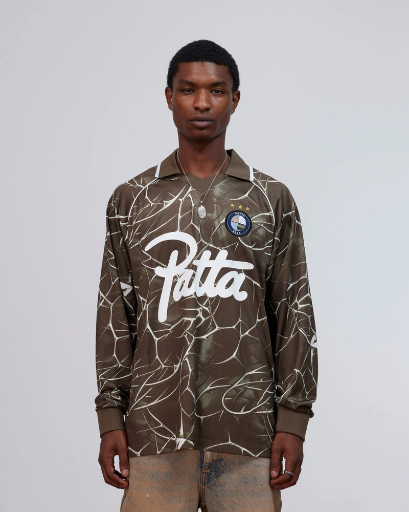 Patta Thorns Longsleeve Football Jersey (Major Brown) Patta