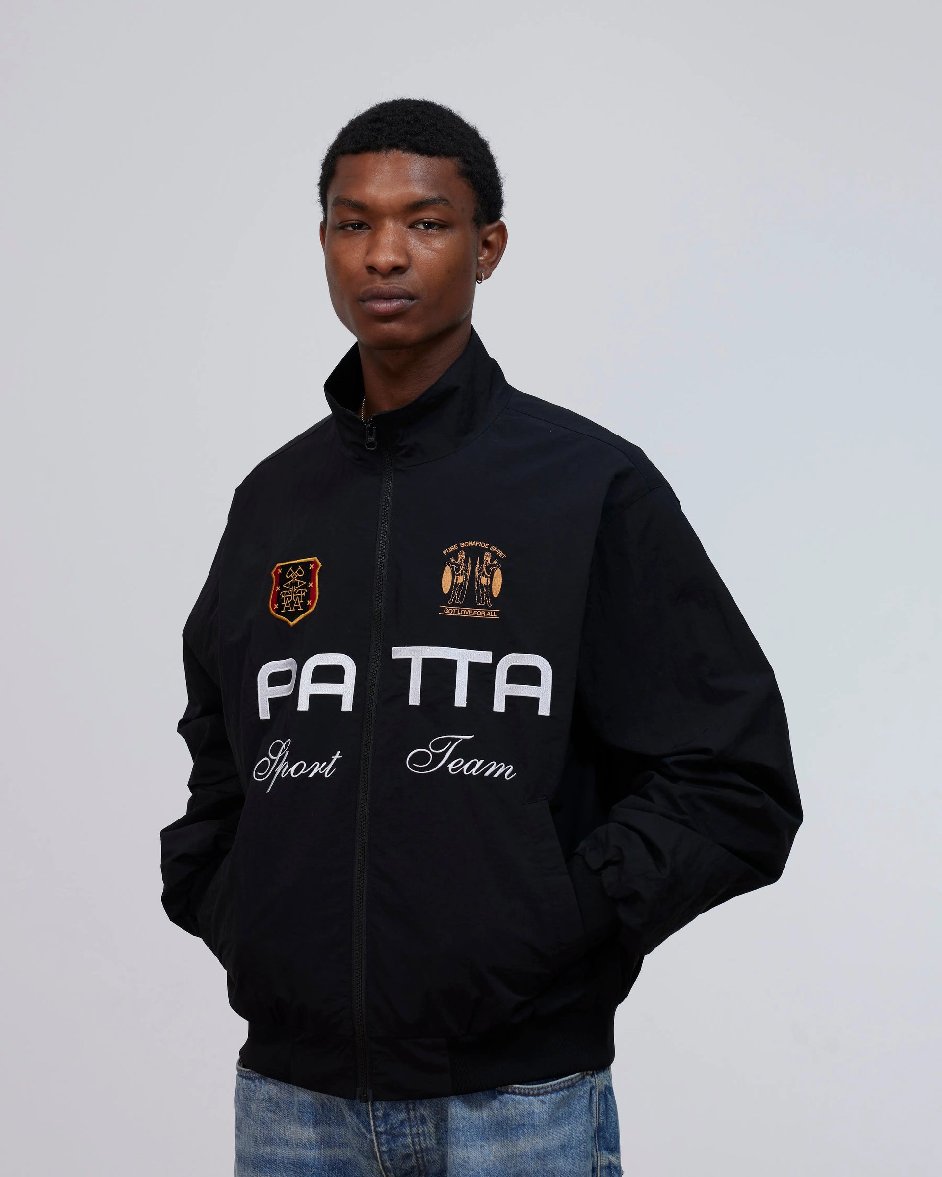 Patta Racing Team Track Jacket (Black) Patta