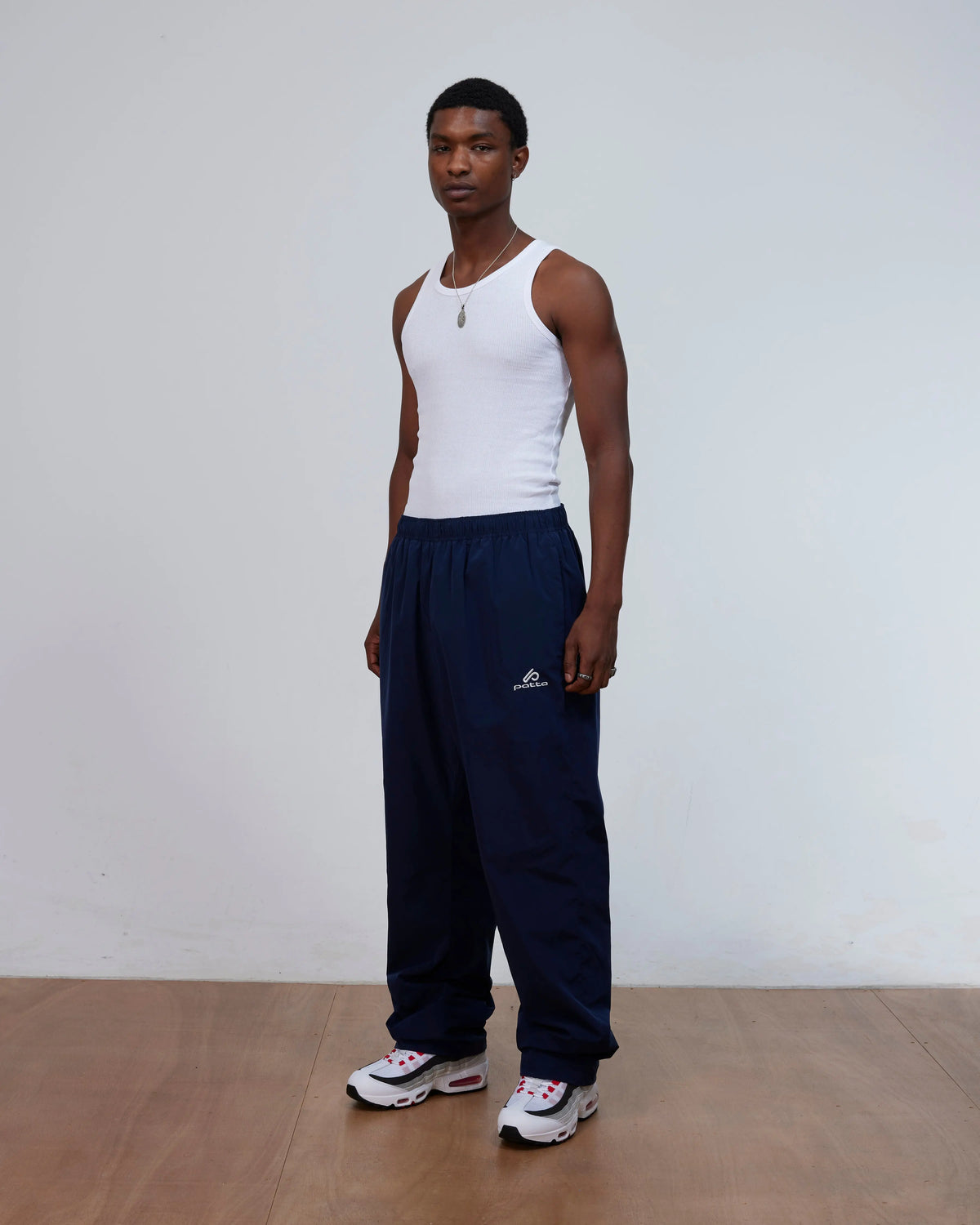 Patta Serpentine Track Pants (Black Iris) Patta