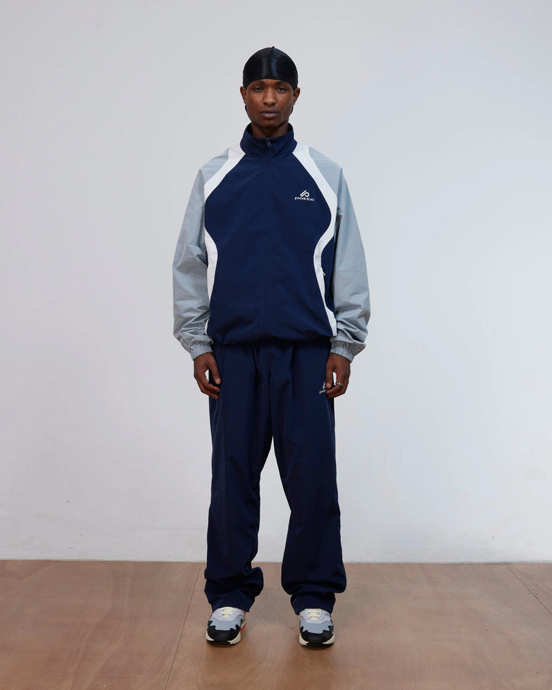 Patta Serpentine Track Top (Black Iris) Patta