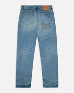 Patta Aqua Whiskers Straight Leg Denim Pants (Blue Denim ) Patta