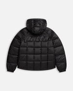 Patta Square Quilted Puffer Jacket (Black) Patta