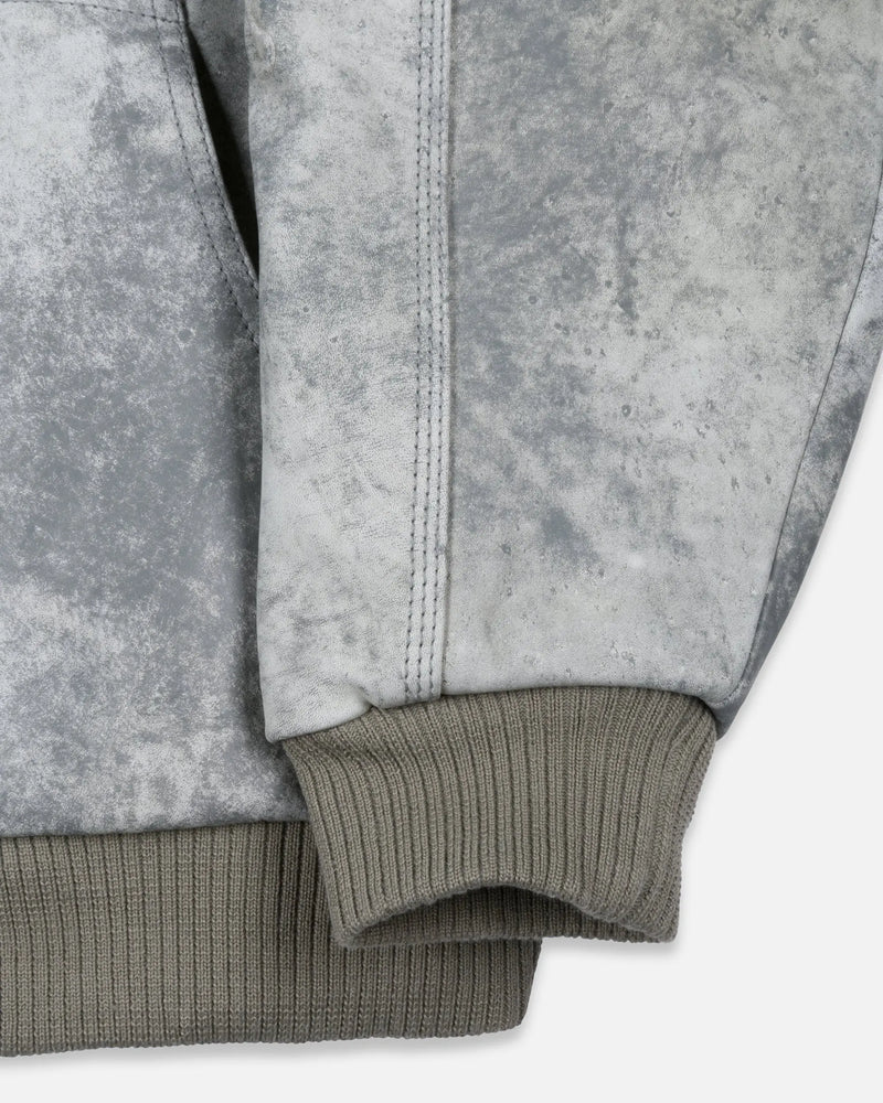 Patta Leather Hooded Bomber Jacket (Moonless Night) Patta