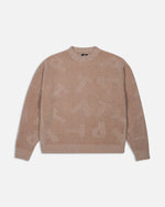 Patta Chenille Alphabet Knitted Sweater (Irish Cream) Patta