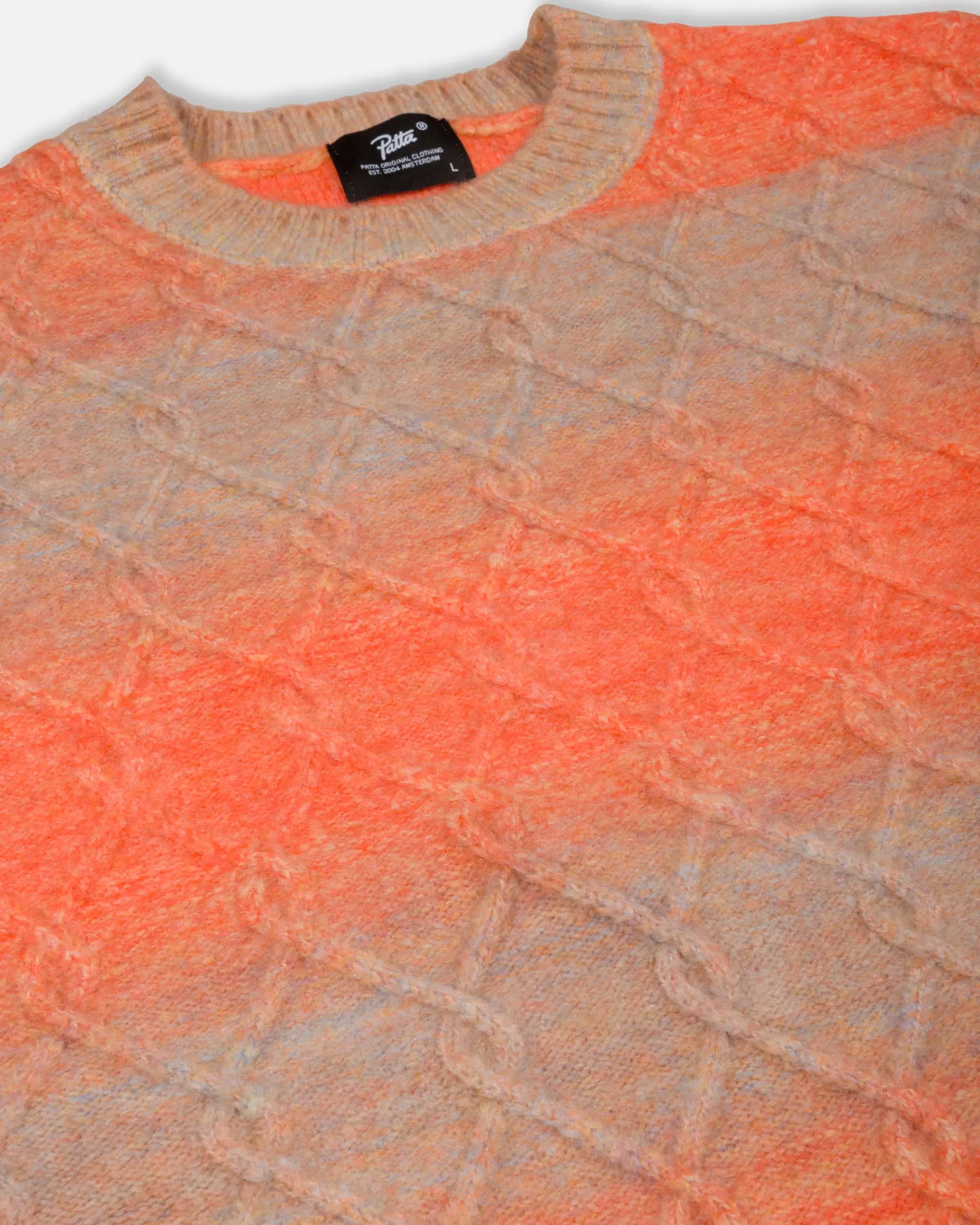 Patta Space Dye Cable Knitted Sweater (Multi) Patta