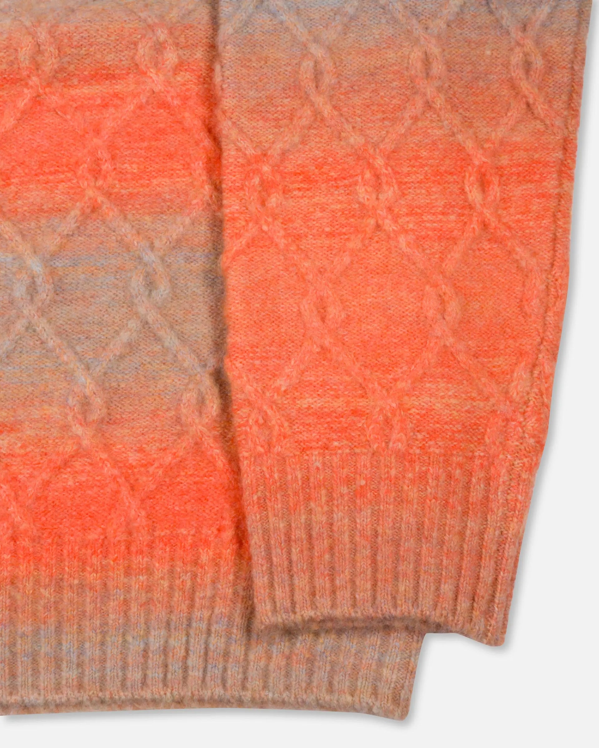 Patta Space Dye Cable Knitted Sweater (Multi) Patta