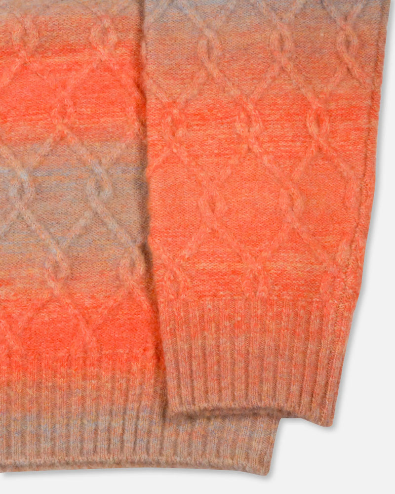 Patta Space Dye Cable Knitted Sweater (Multi) Patta