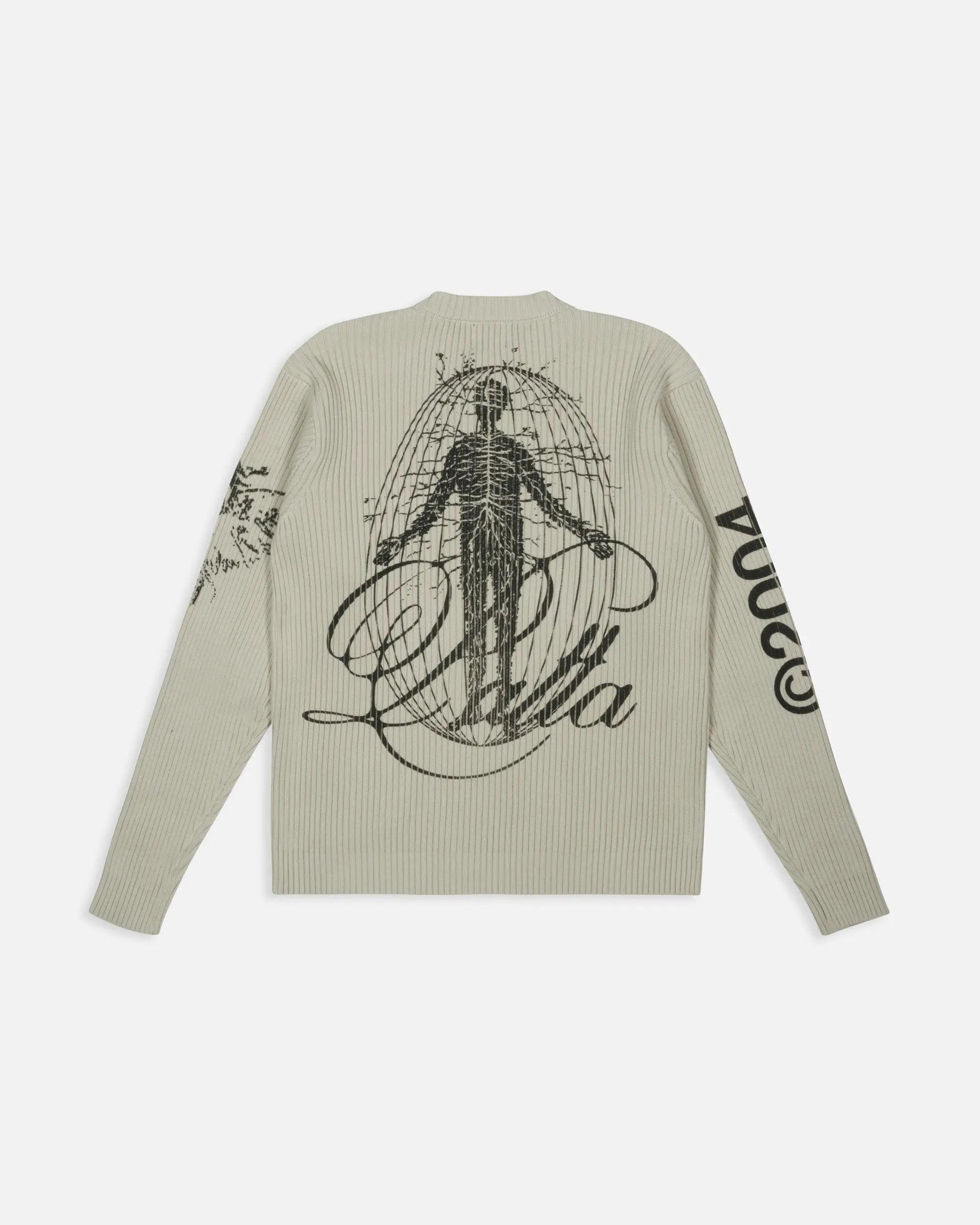 希少CH2 MUSIC KNIT STRIPPED 音符 SWAG Opium Patta Scorpio Knitted Jumper (Plaza Taupe) - Patta